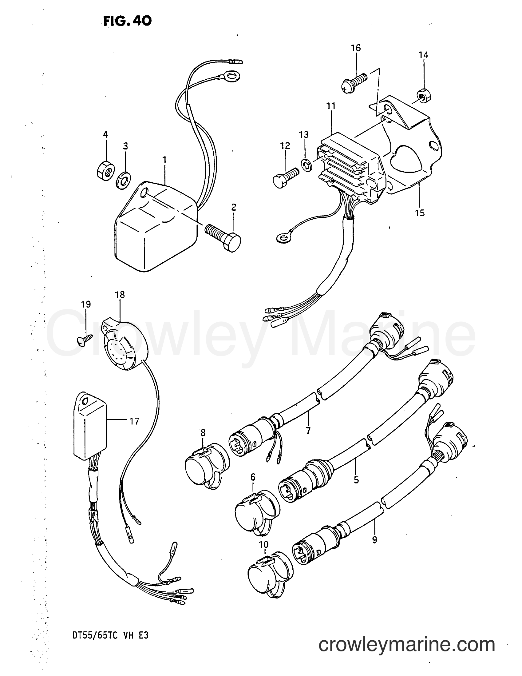 Suzuki Marine DT65 - OPT : ELECTRICAL (2)