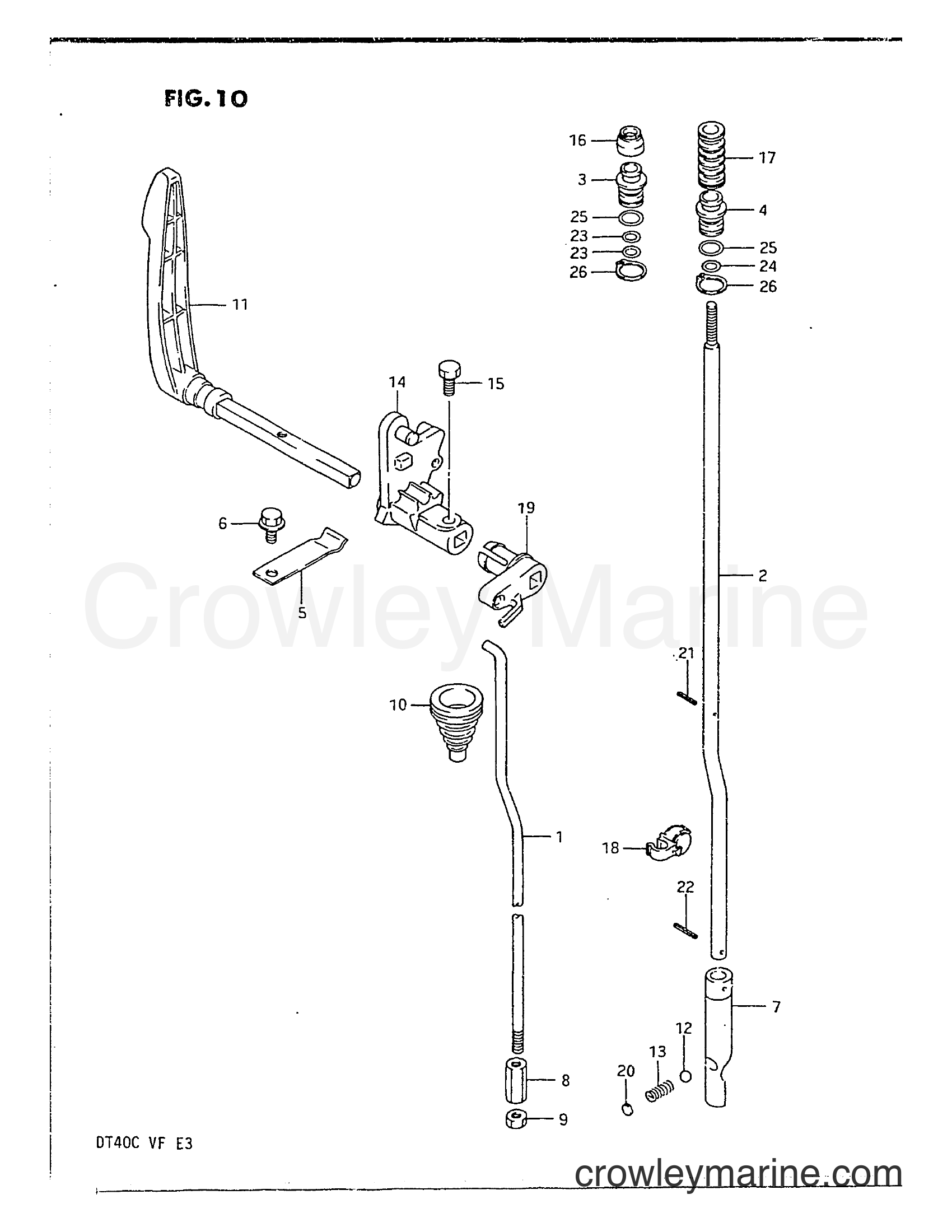 Suzuki Marine DT40 - CLUTCH