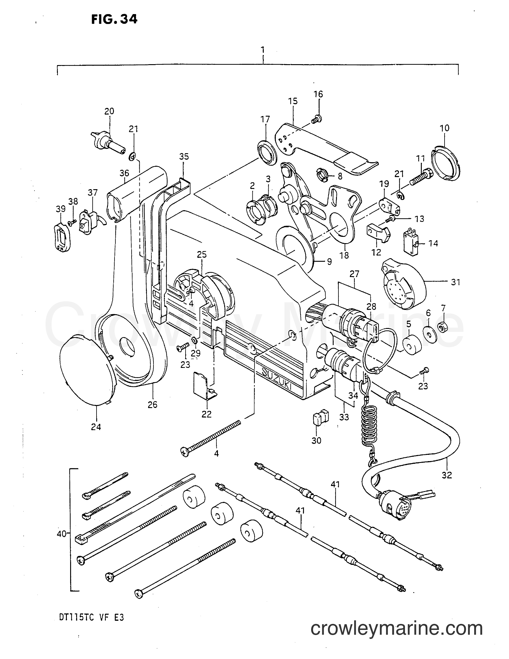 Suzuki Marine DT115 - REMOTE CONTROL (3)