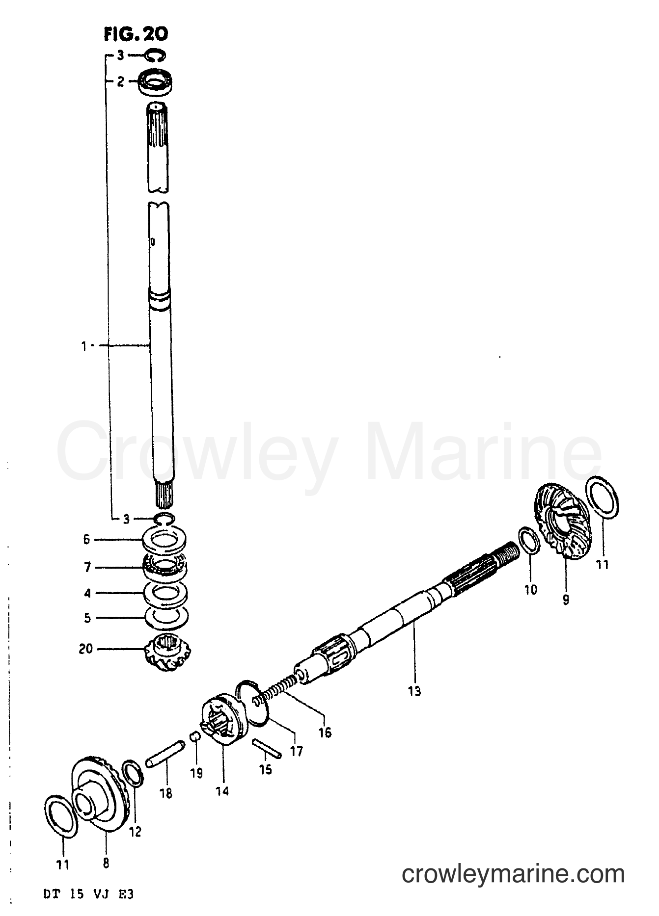 Suzuki Marine DT15 - TRANSMISSION