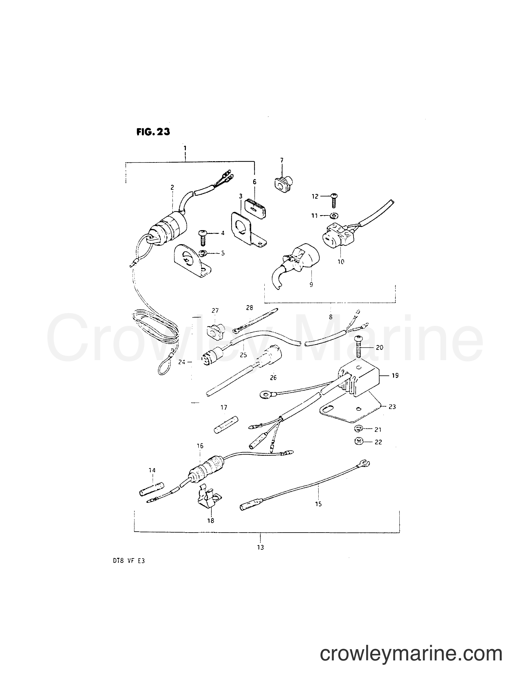 Suzuki Marine DT8 - OPTIONAL : ELECTRICAL