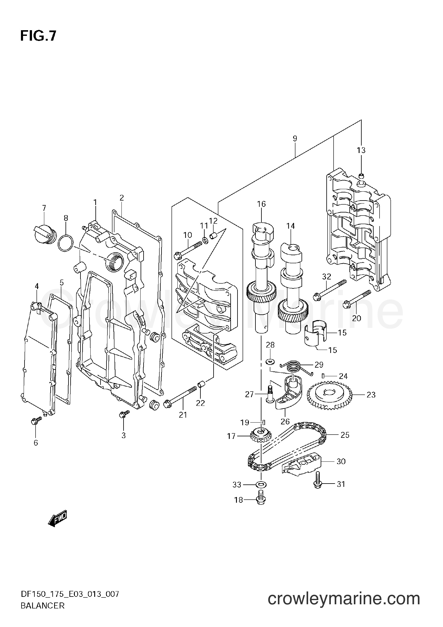 Suzuki Marine DF150 310001~ - BALANCER