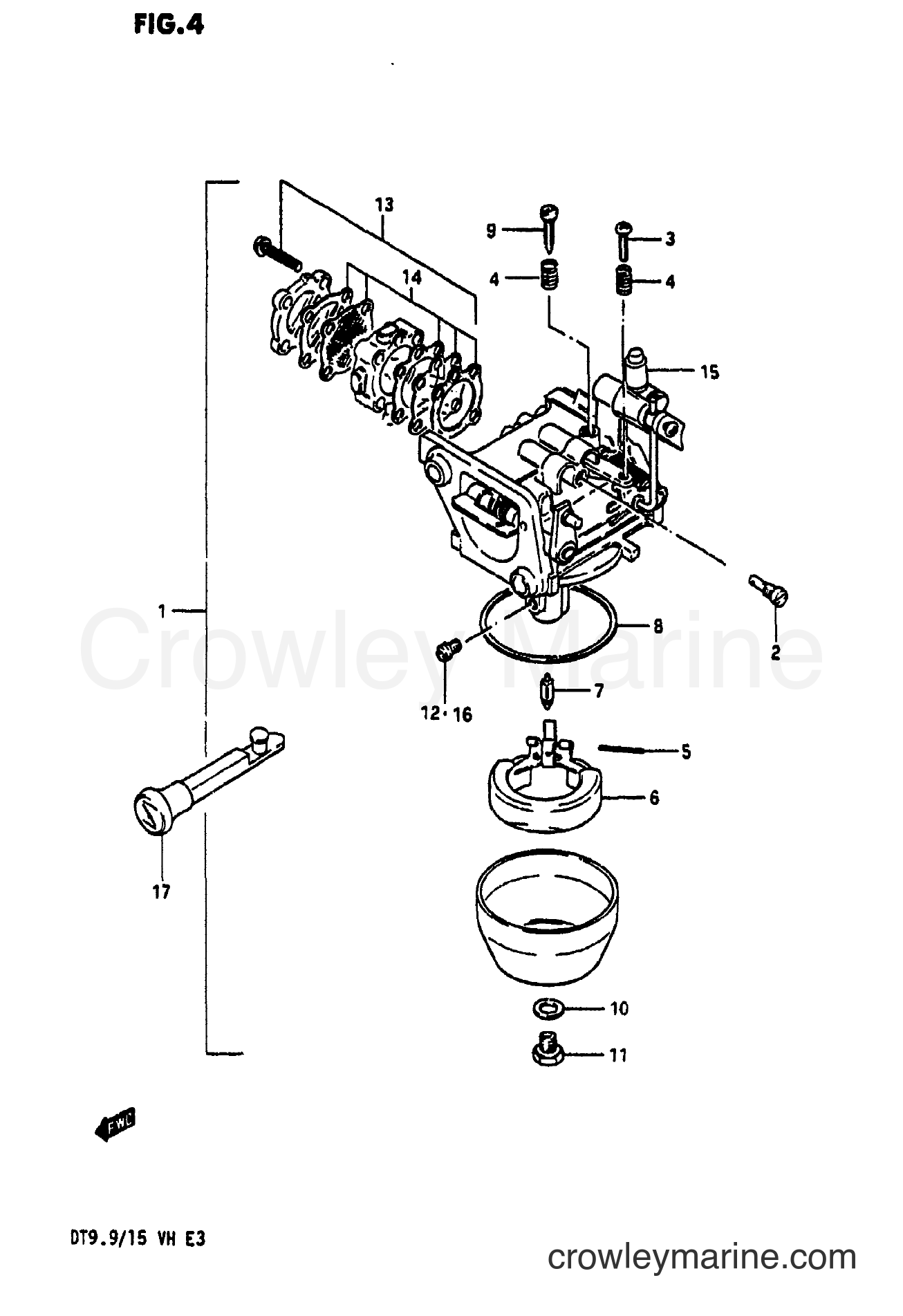 Suzuki Marine DT9.9 - CARBURETOR