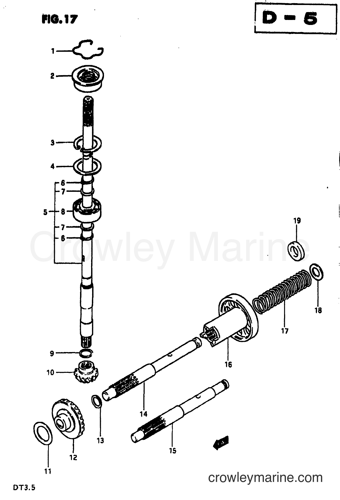 Suzuki Marine DT3.5 - TRANSMISSION