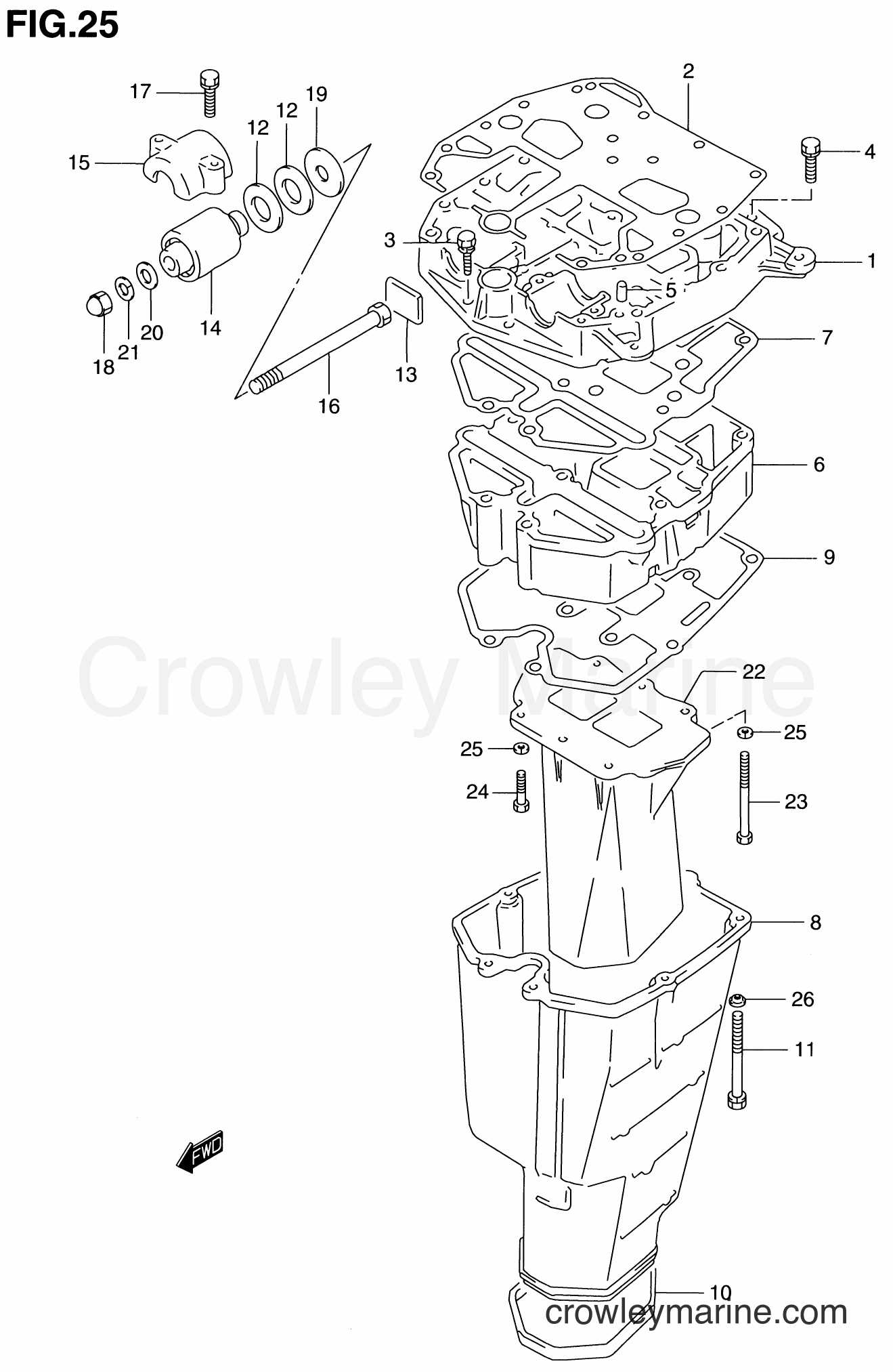 Suzuki Marine DT100 - ENGINE HOLDER