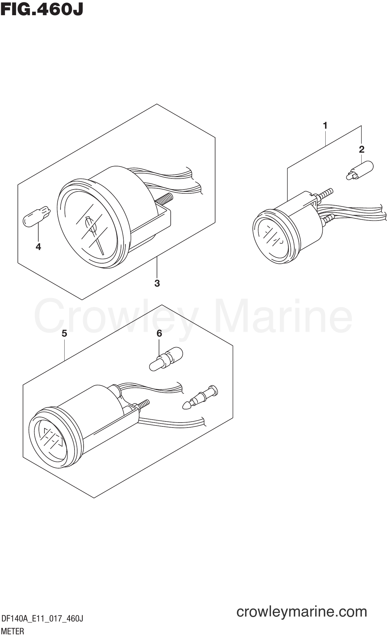 Suzuki Marine DF140AT 710001~ - METER (DF140AZ E40)
