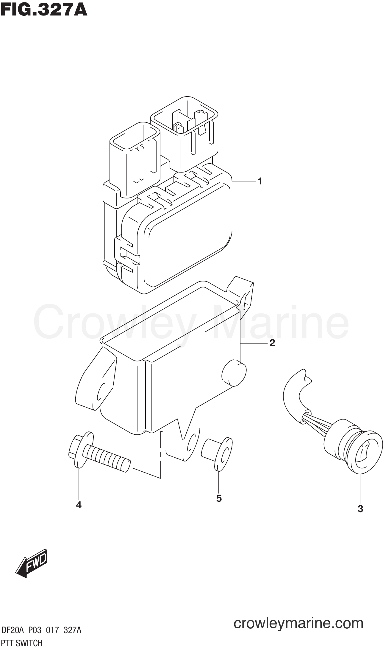 Suzuki Marine DF20ATH 710001~ - PTT SWITCH (DF9.9BT P03)