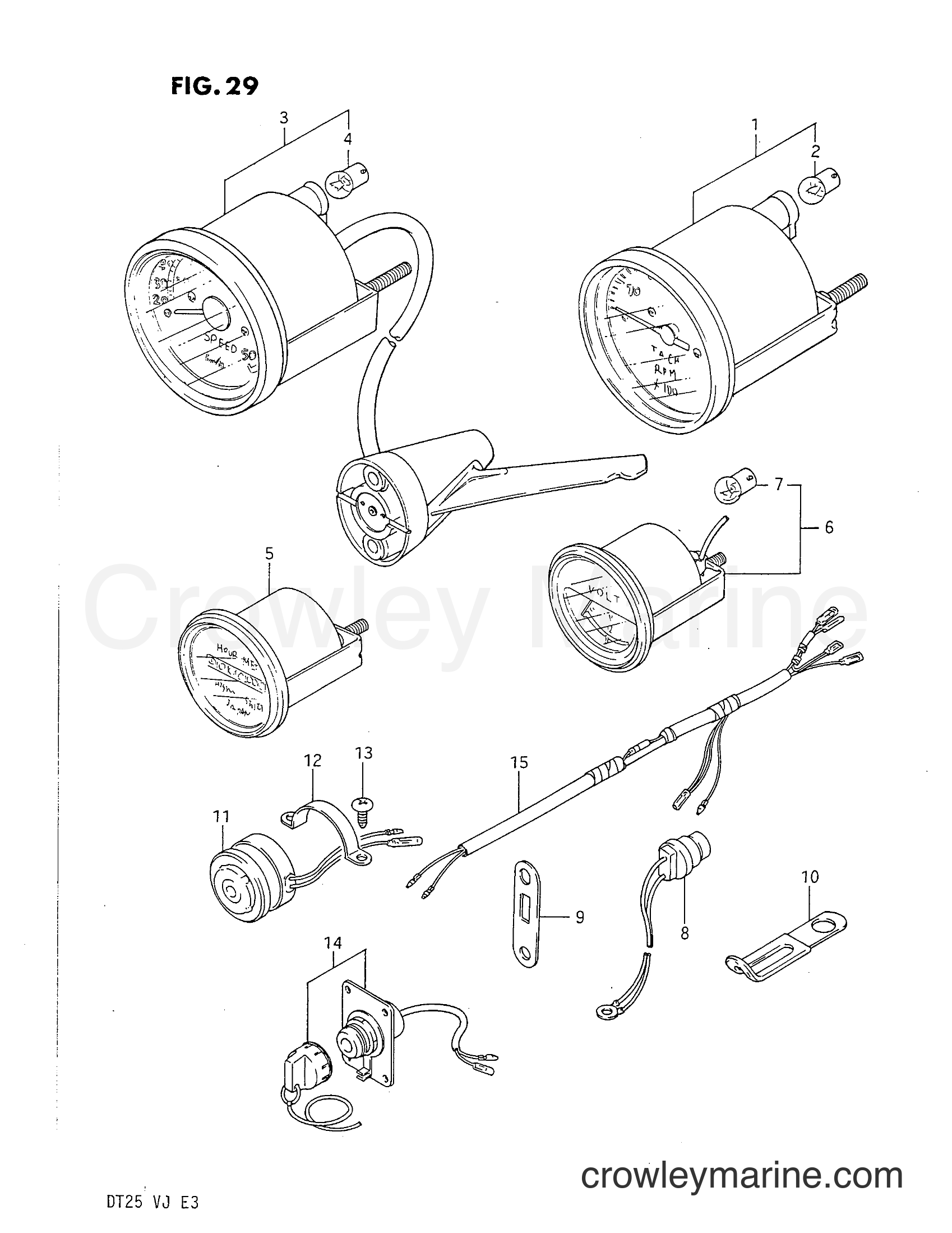 Suzuki Marine DT25 - OPTIONAL : ELECTRICAL