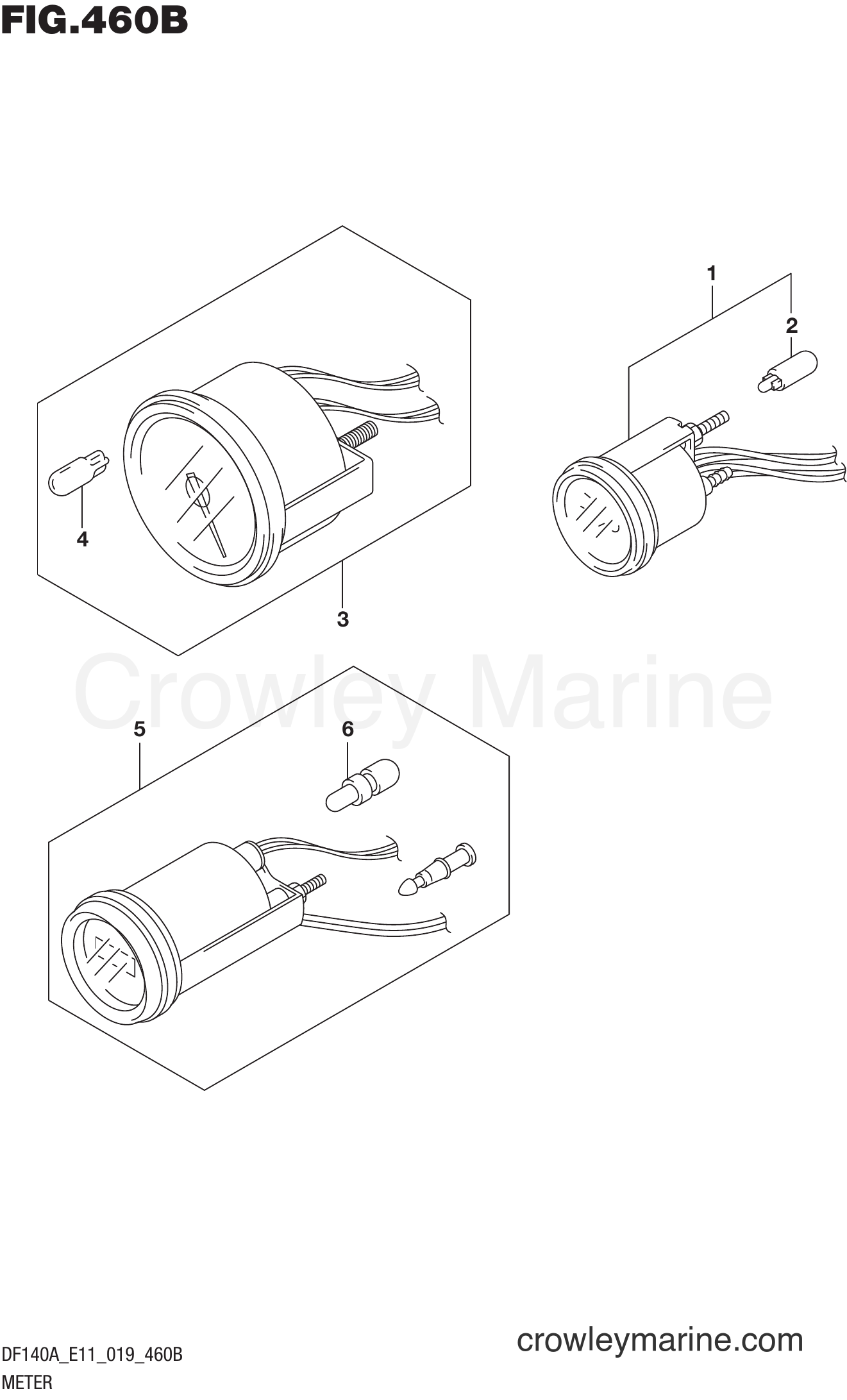 Suzuki Marine DF115AZ 910001~ - METER (E40)