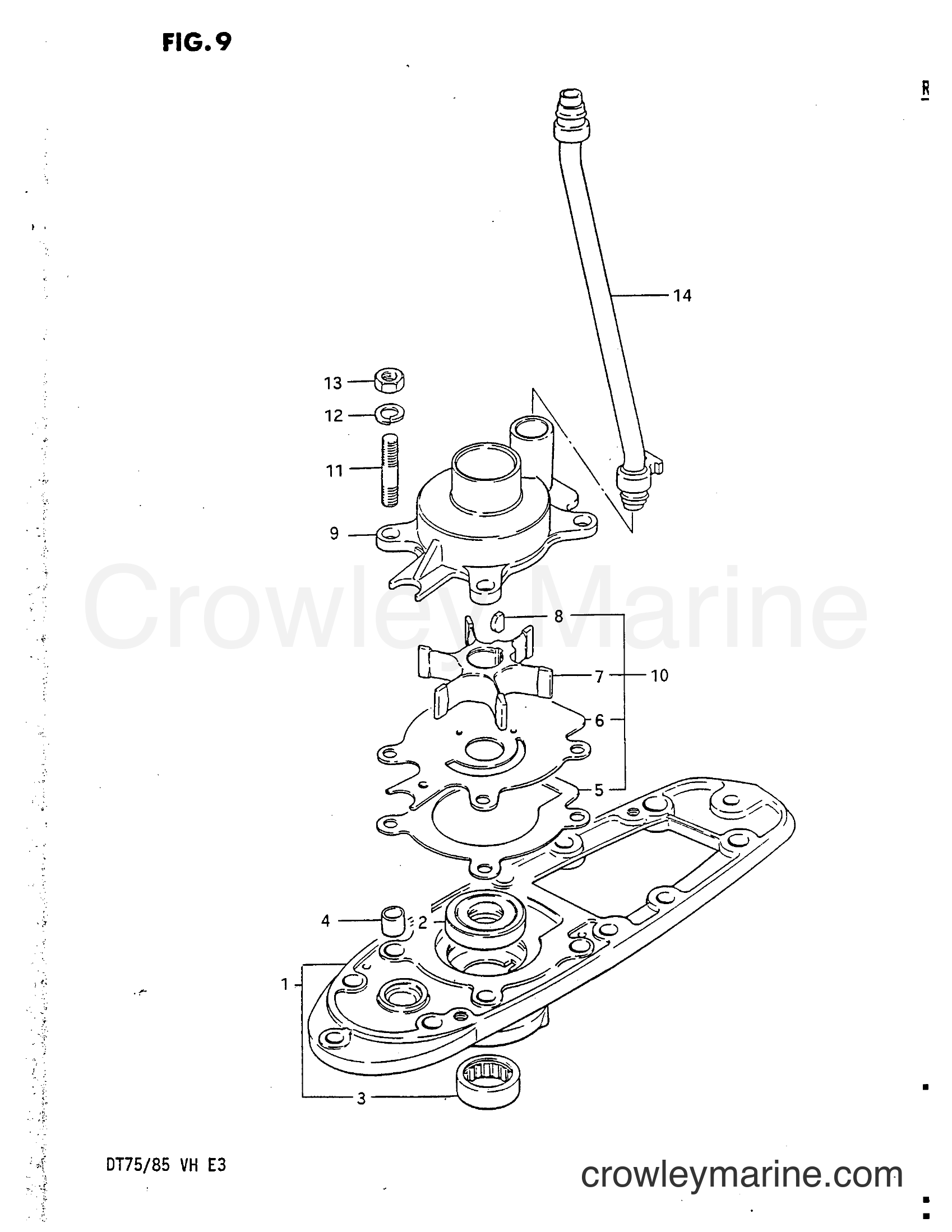 Suzuki Marine DT75 - WATER PUMP