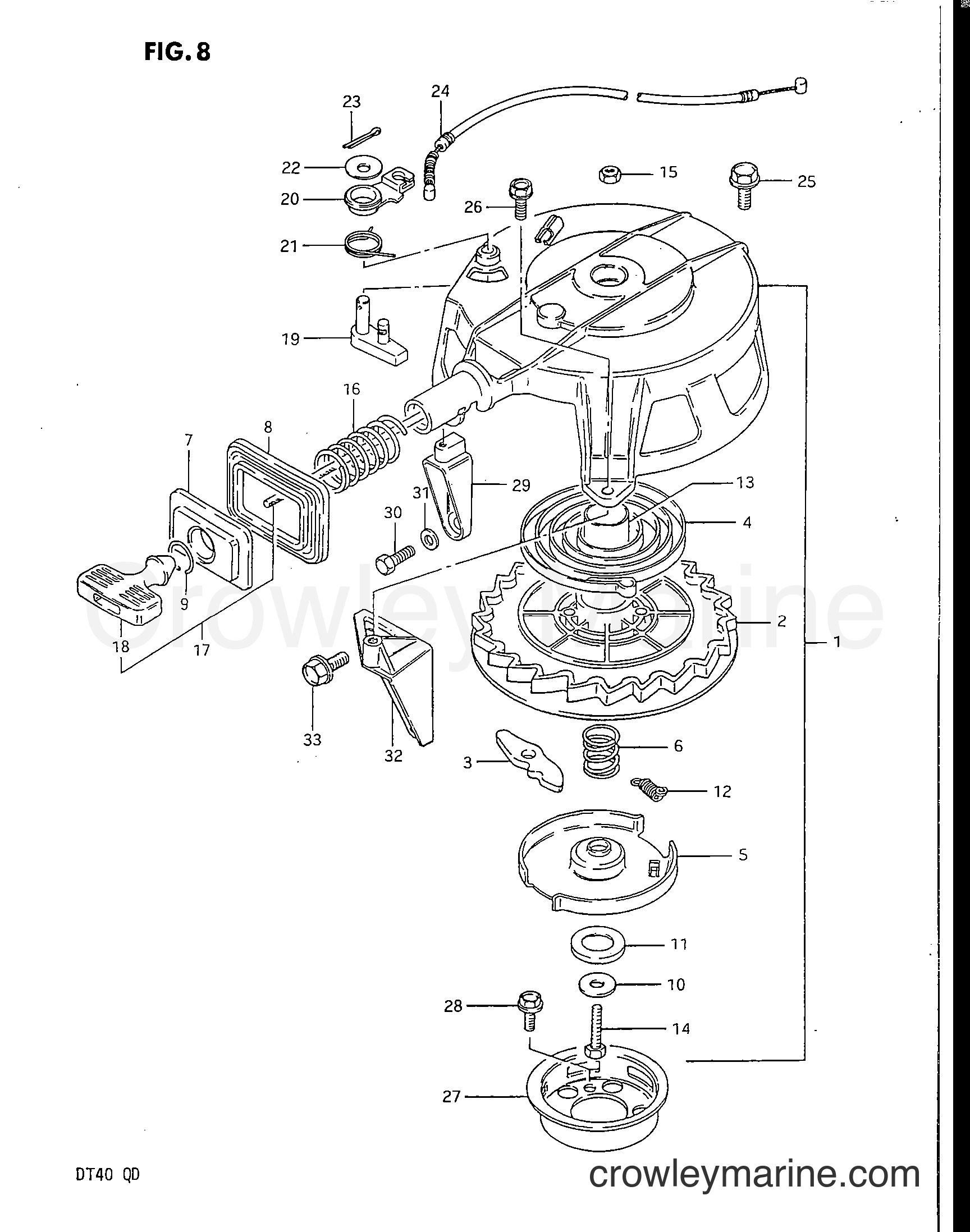 Suzuki Marine DT40 - STARTER