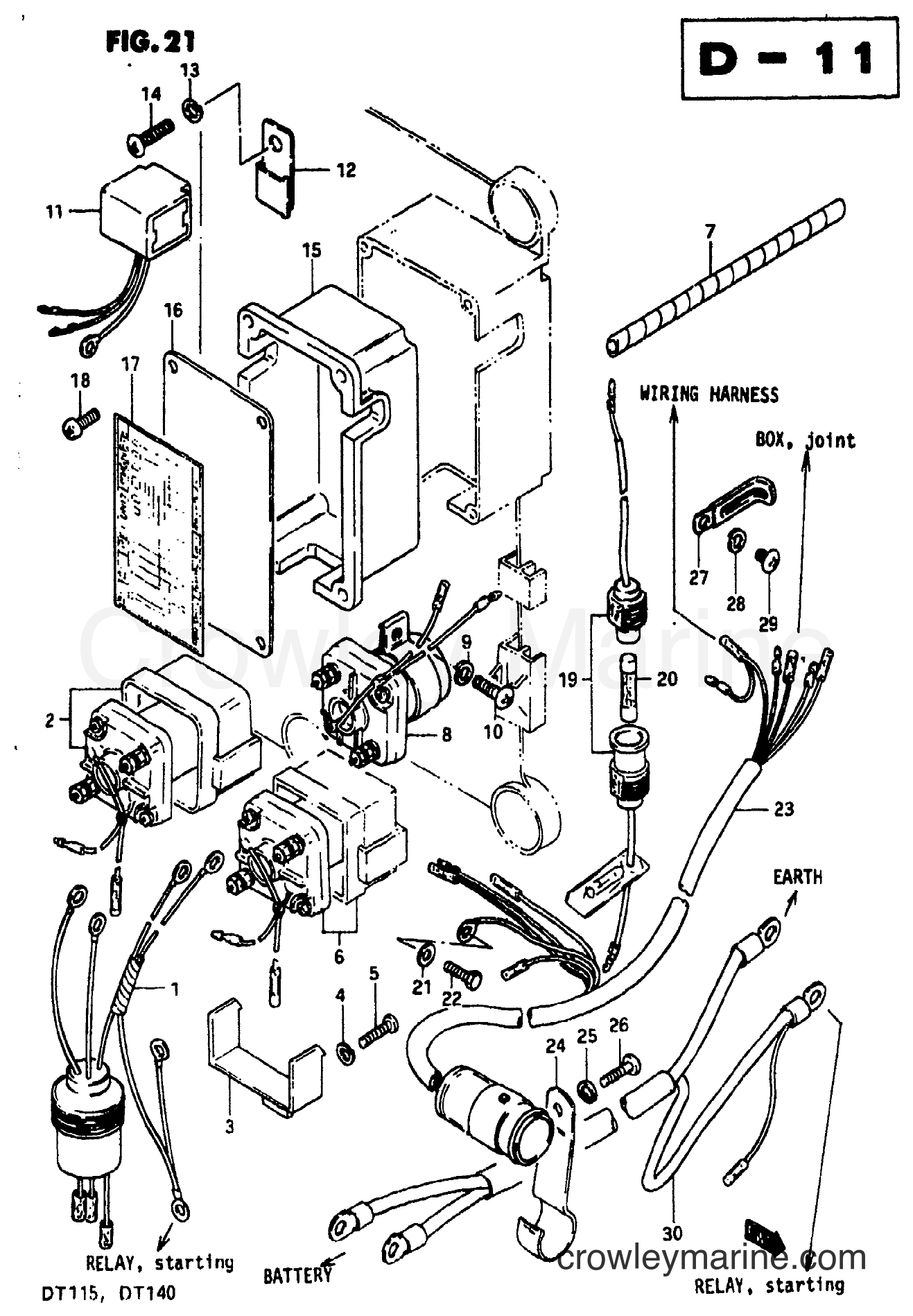Suzuki Marine DT115 - ELECTRICAL (1)