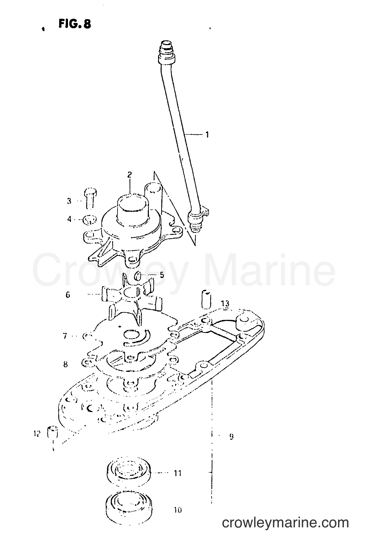 Suzuki Marine DT50 - WATER PUMP