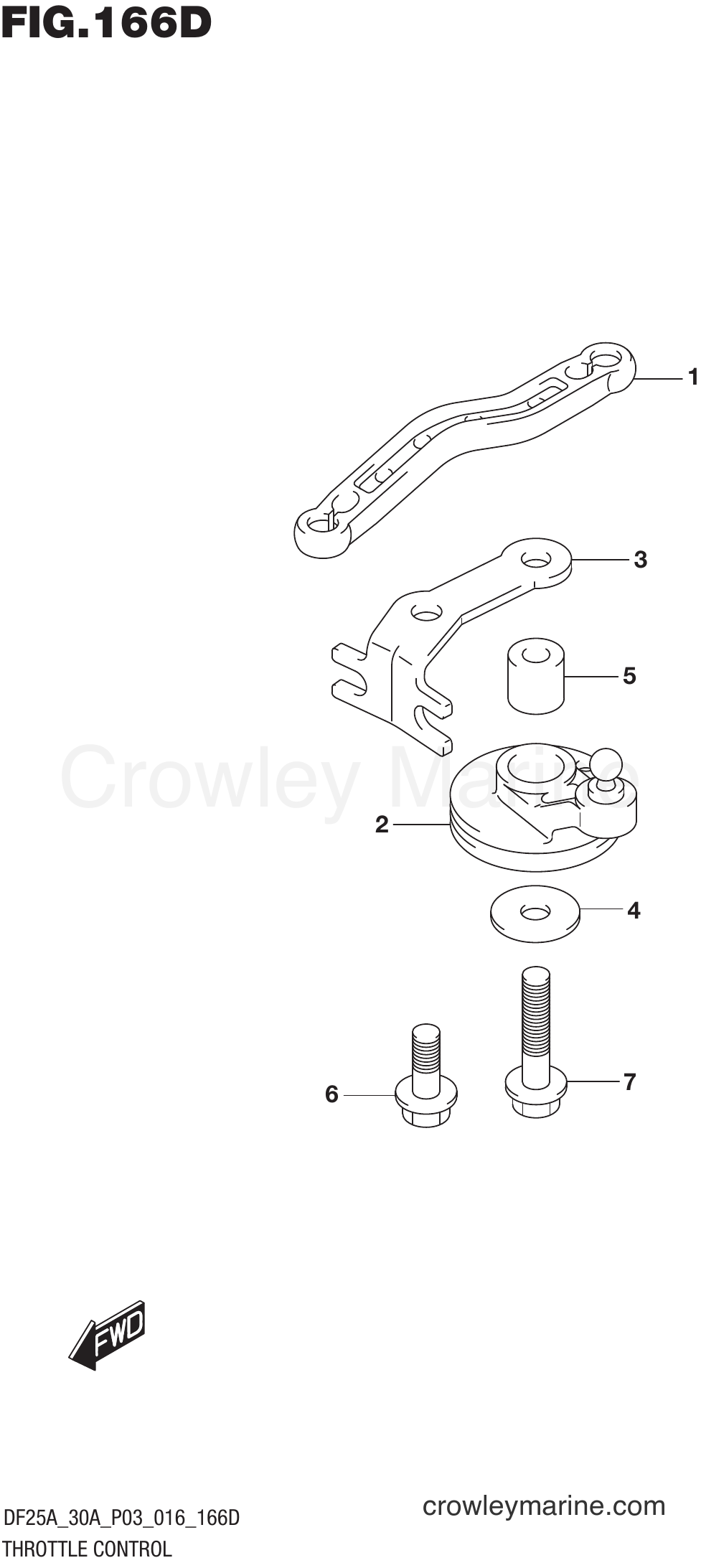 Suzuki Marine DF25A 610001~ - THROTTLE CONTROL (DF25ATH P03)