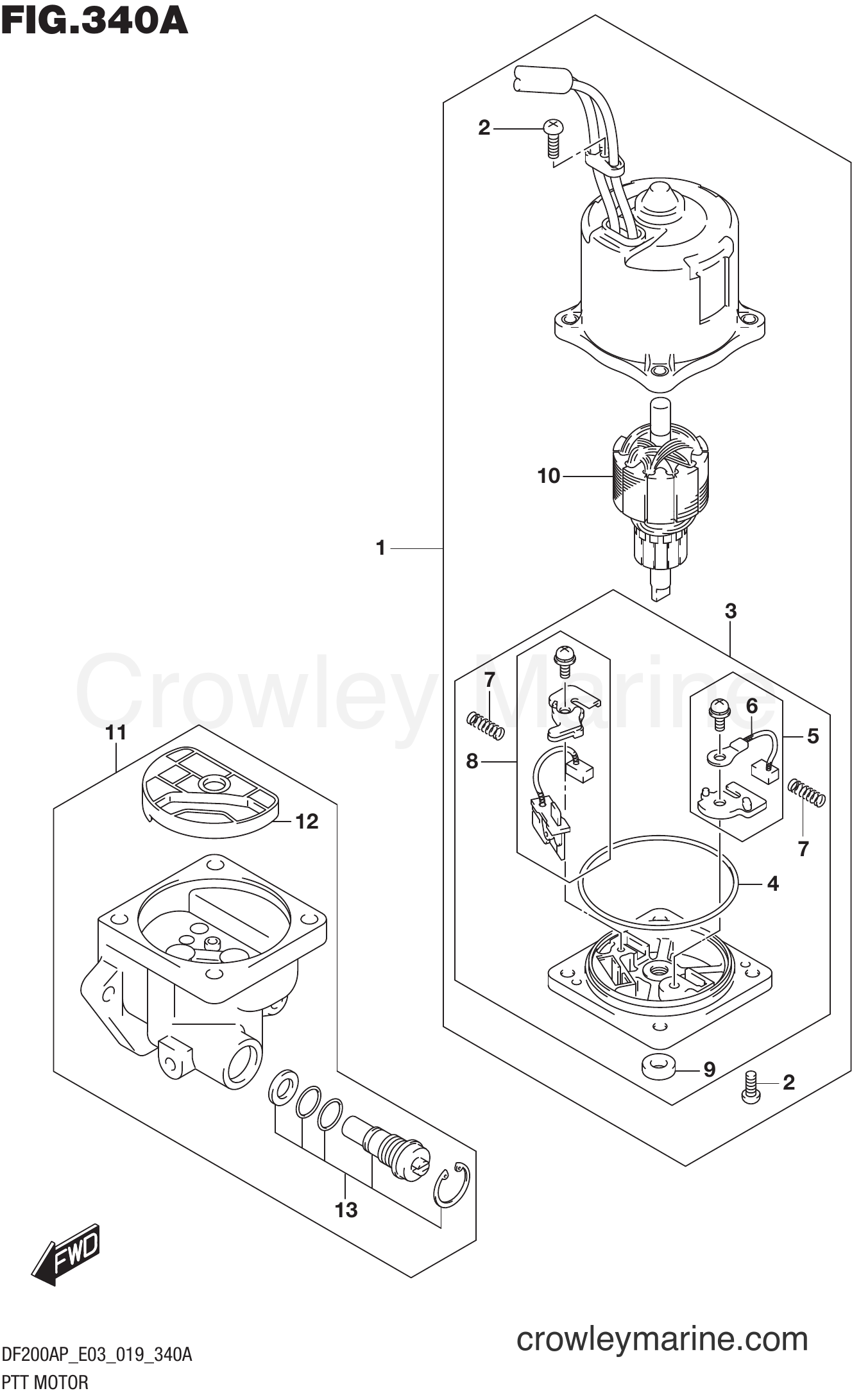 Suzuki Marine DF175AP 910001~ - PTT MOTOR