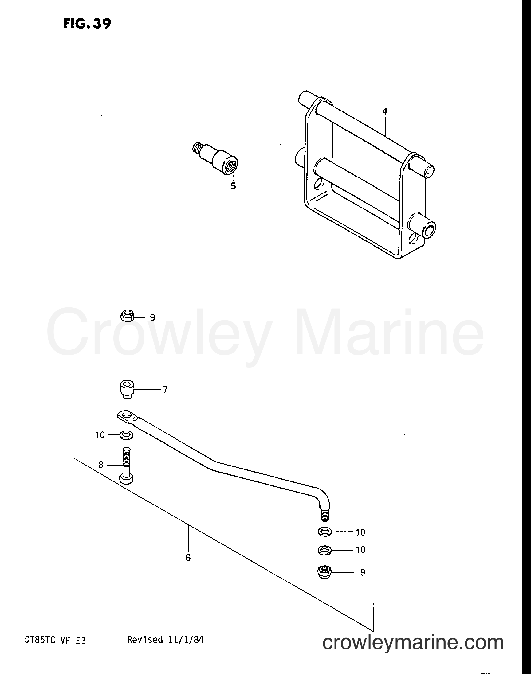 Suzuki Marine DT85 - OPT : TIE ROD
