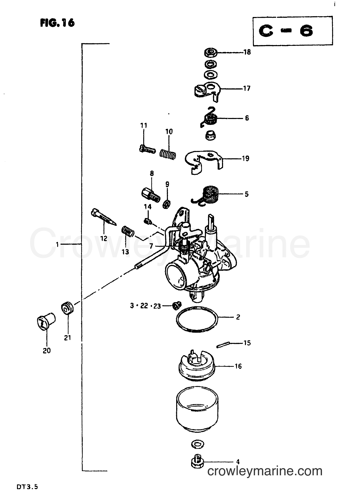 Suzuki Marine DT7.5 - CARBURETOR