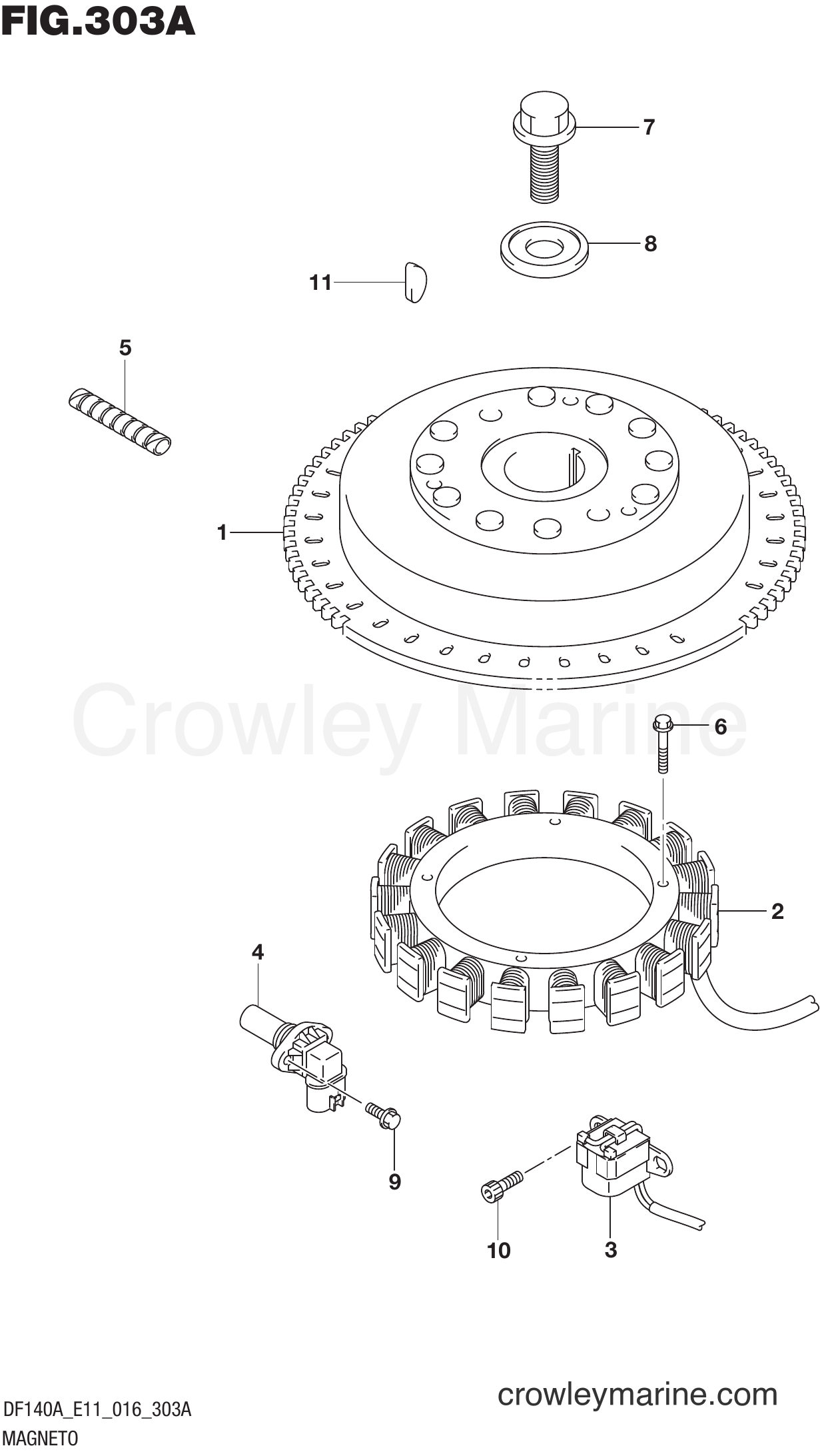 Suzuki Marine DF115AT 610001~ - MAGNETO