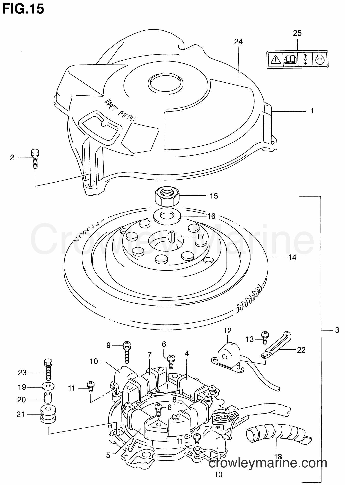 Suzuki Marine DT100 - MAGNETO (MODEL:90~00)