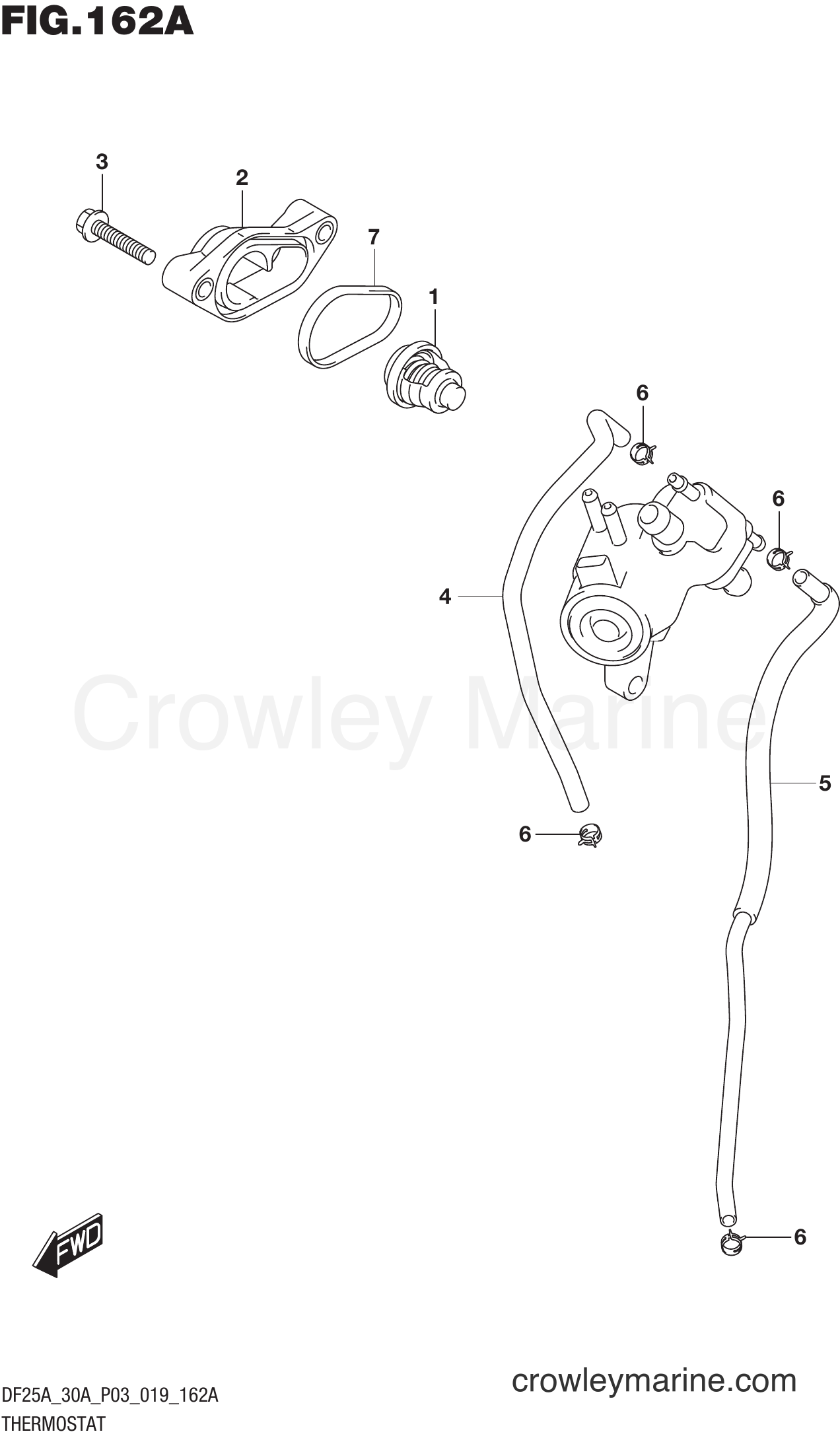 Suzuki Marine DF30ATH 910001~ - THERMOSTAT