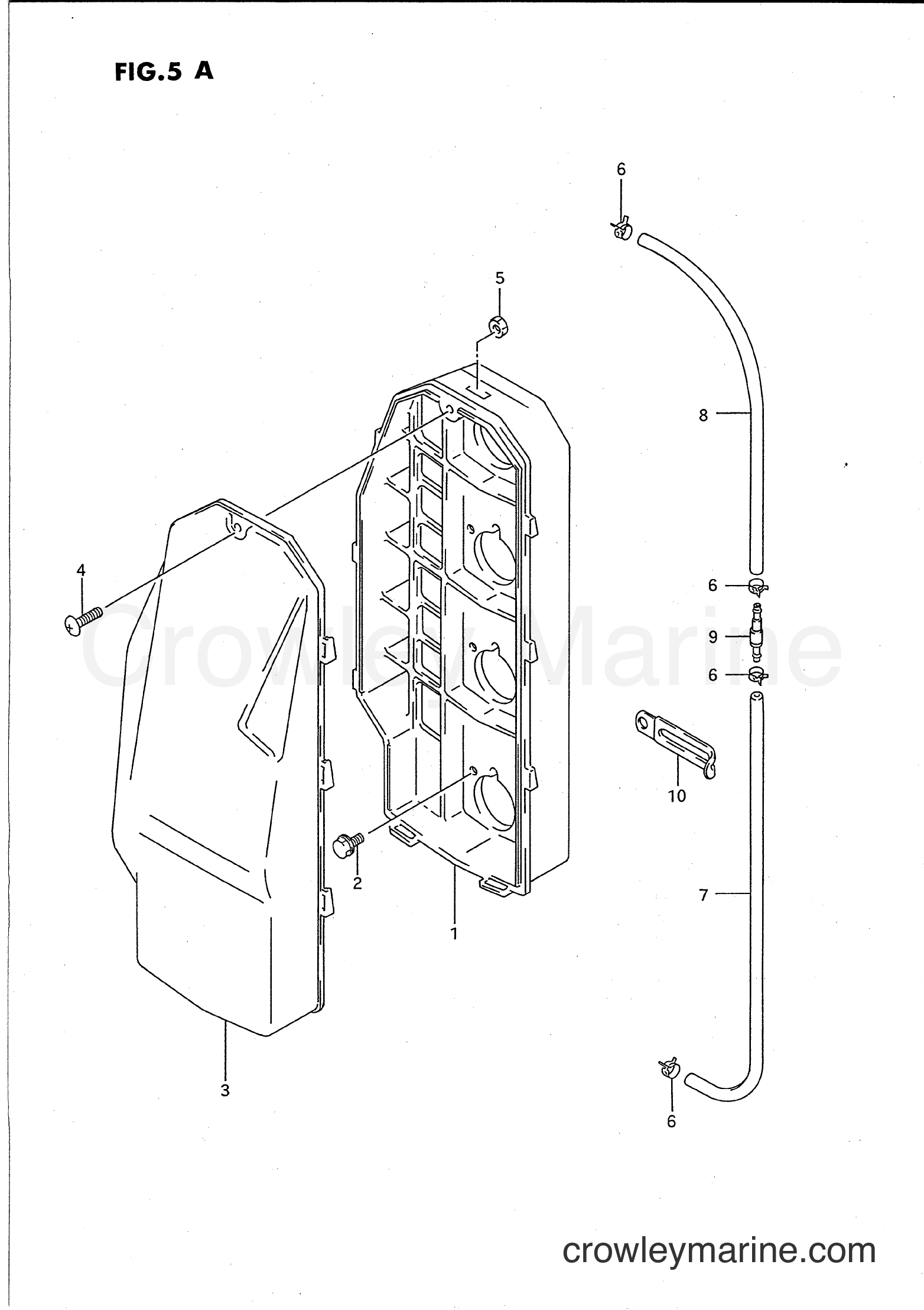 Suzuki Marine PU140 - SILENCER (PLASTIC)(*)