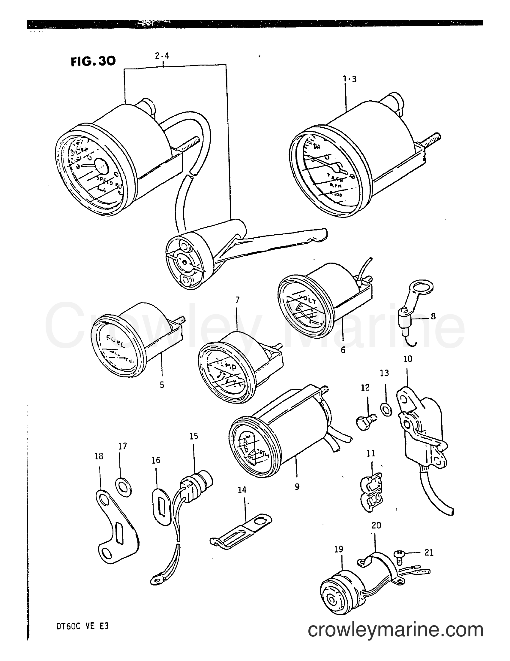 Suzuki Marine DT60C - OPT : ELECTRICAL (1)