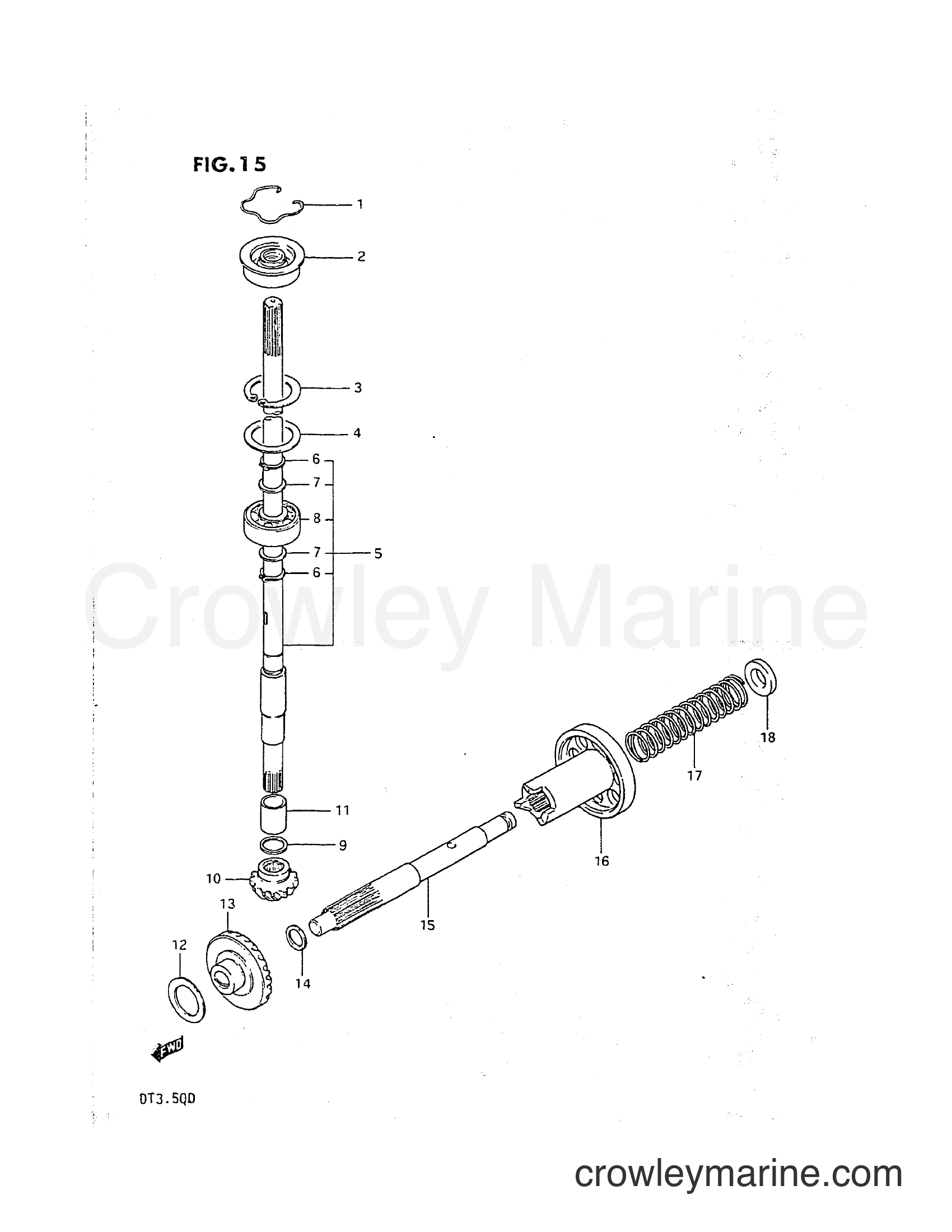 Suzuki Marine DT3.5 - TRANSMISSION