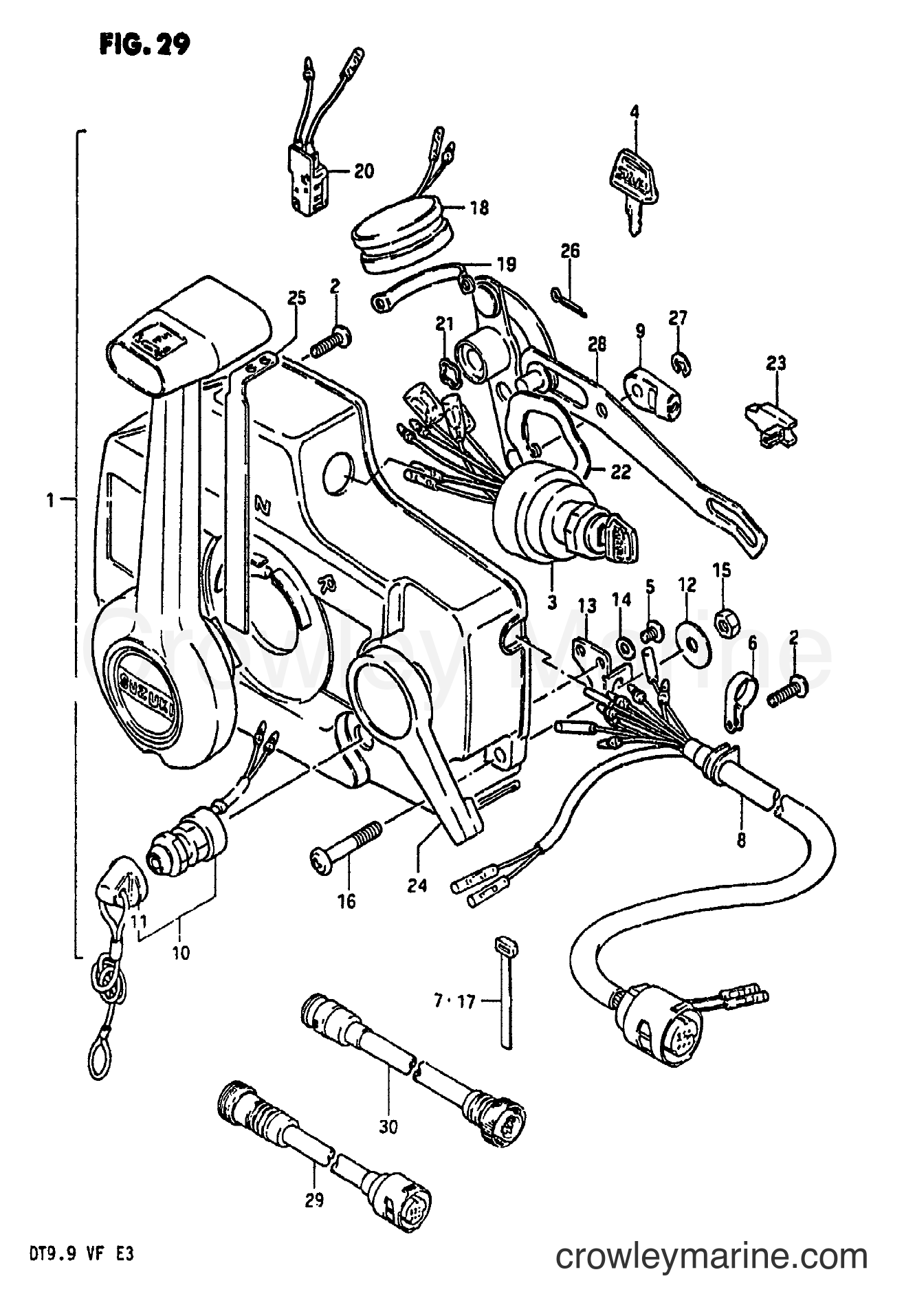Suzuki Marine DT9.9 - REMOTE CONTROL (1)