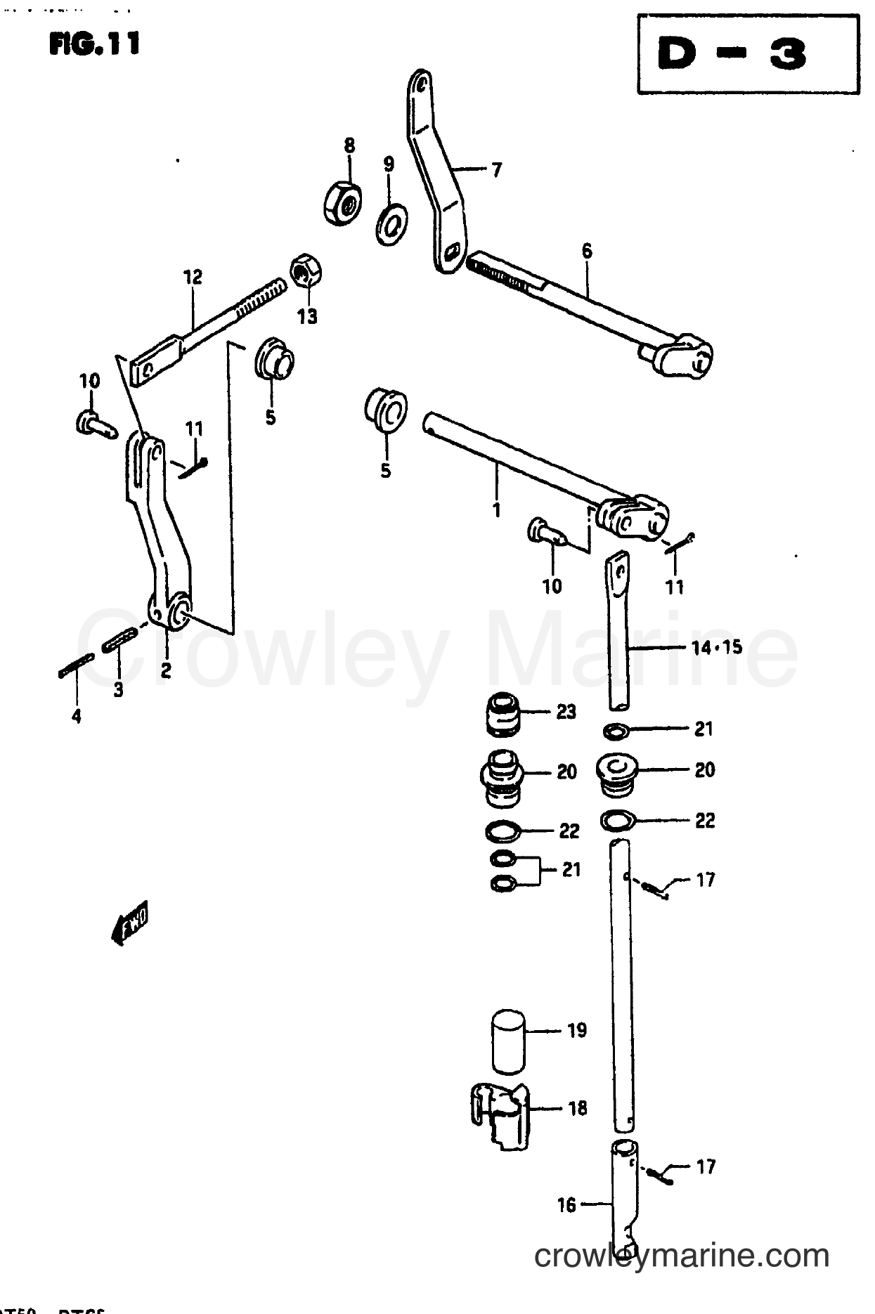 Suzuki Marine DT85 - CLUTCH