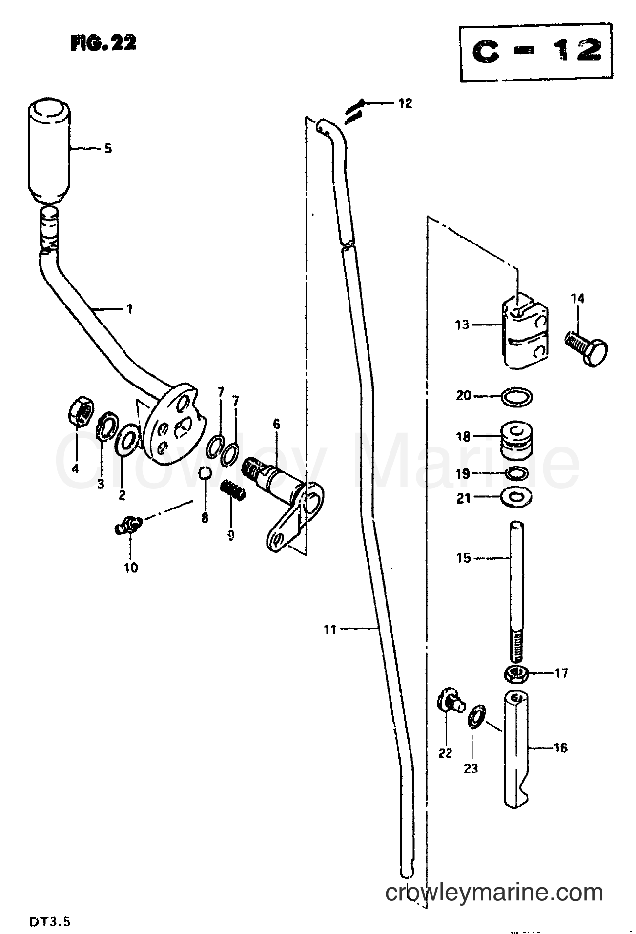 Suzuki Marine DT4 - CLUTCH