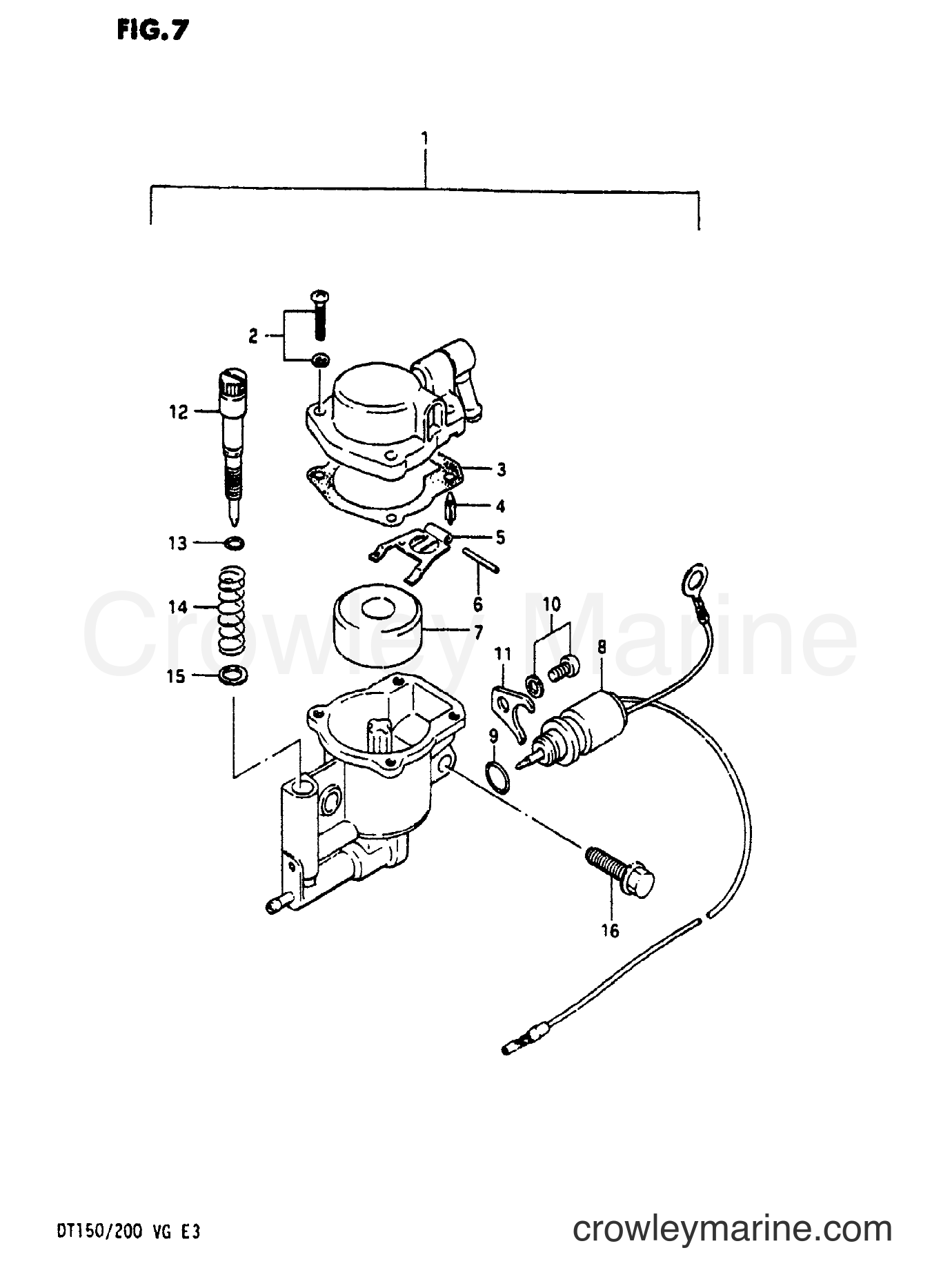 Suzuki Marine DT150SS - VALVE STARTER