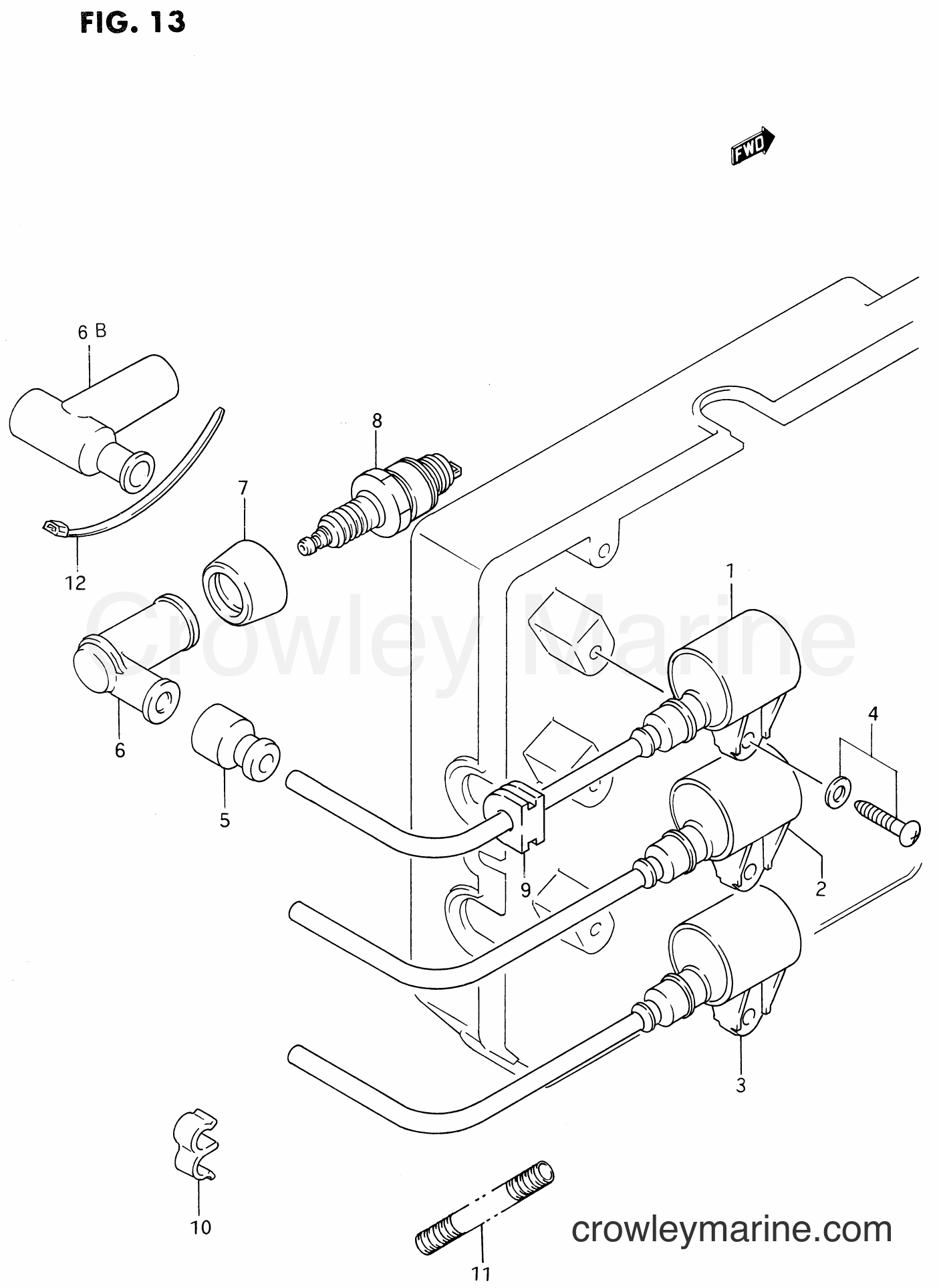 Suzuki Marine DT75 - IGNITION COIL