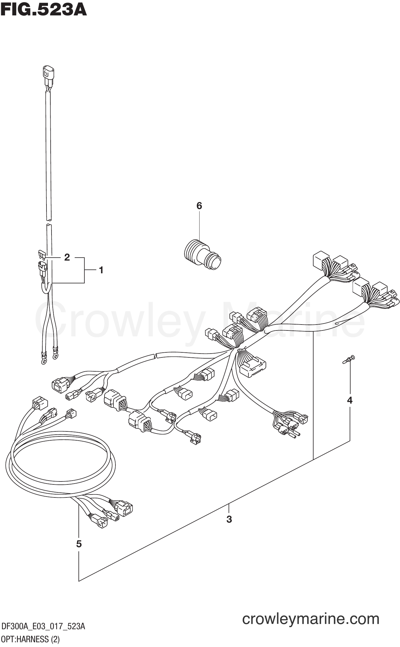 Suzuki Marine DF250AP 710001~ - OPT:HARNESS (2)