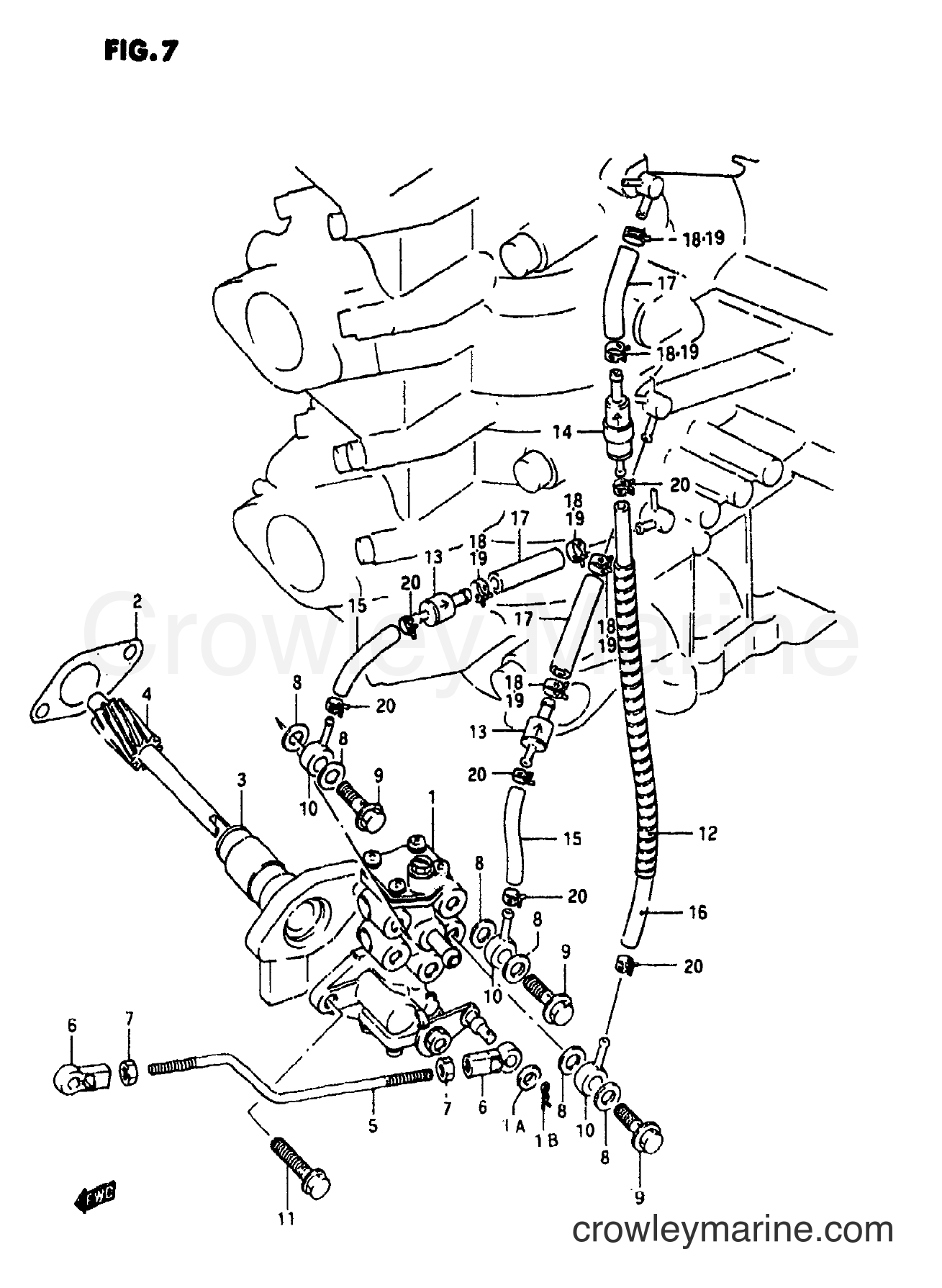 Suzuki Marine DT55 - OIL PUMP