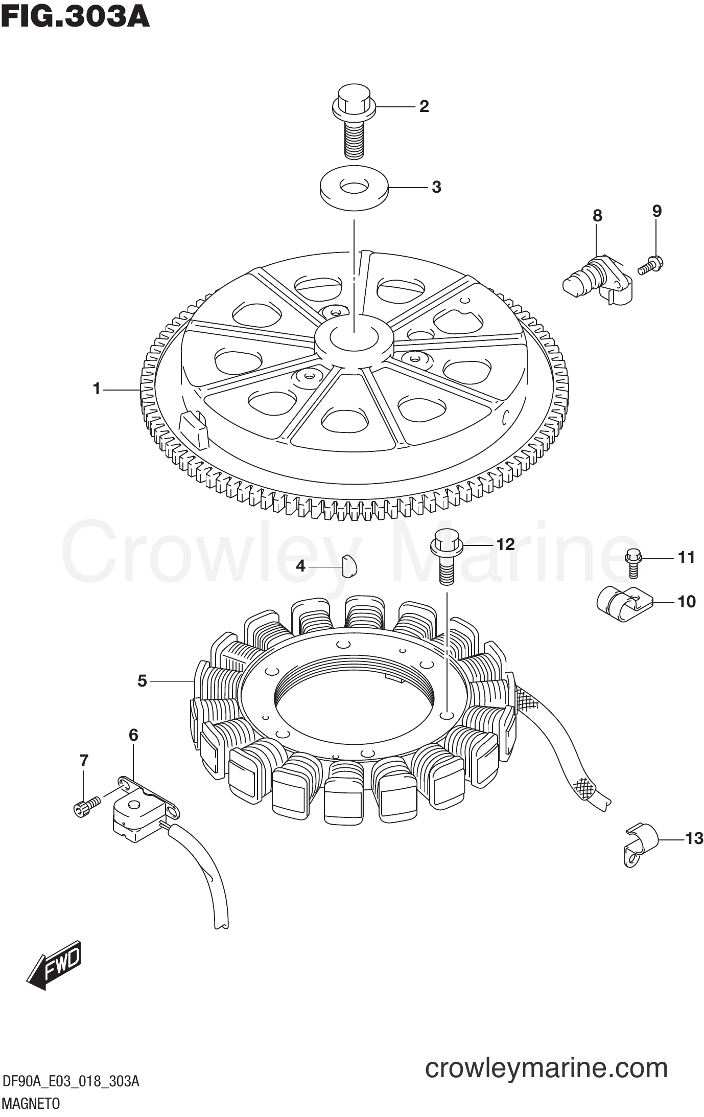 Suzuki Marine DF70A 810001~ - MAGNETO
