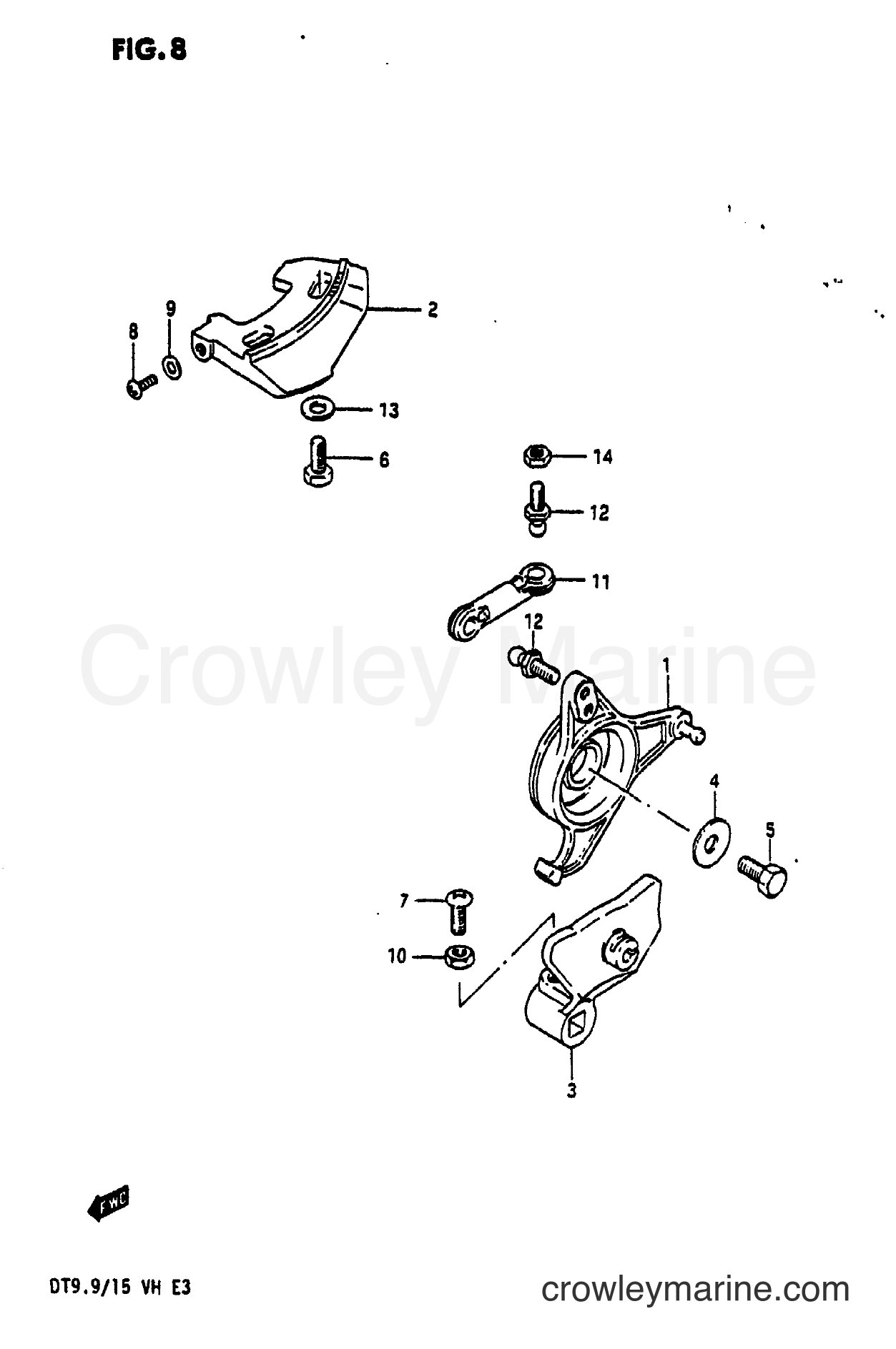 Suzuki Marine DT9.9 - THROTTLE CONTROL