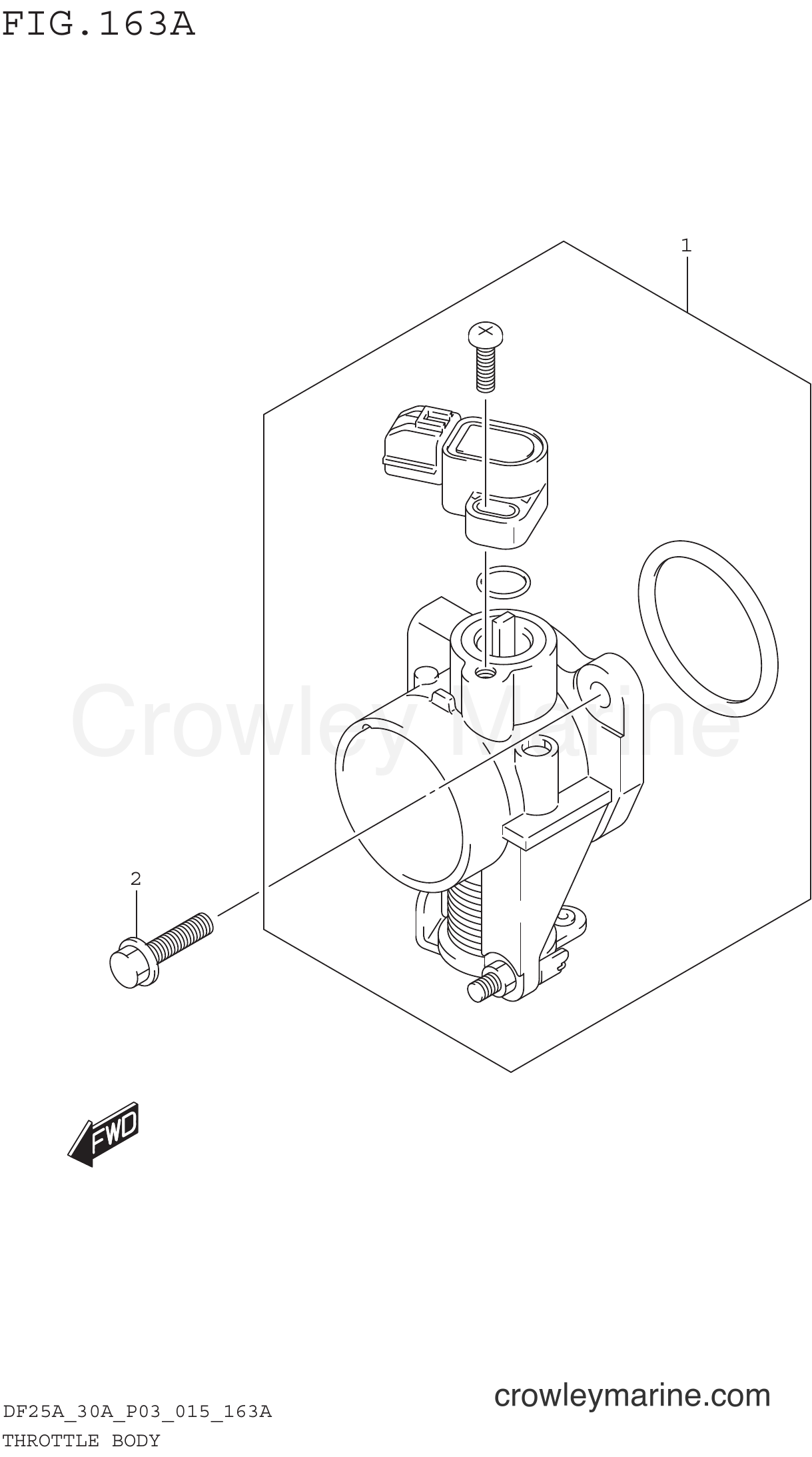 Suzuki Marine DF30AT 510001~ - THROTTLE BODY