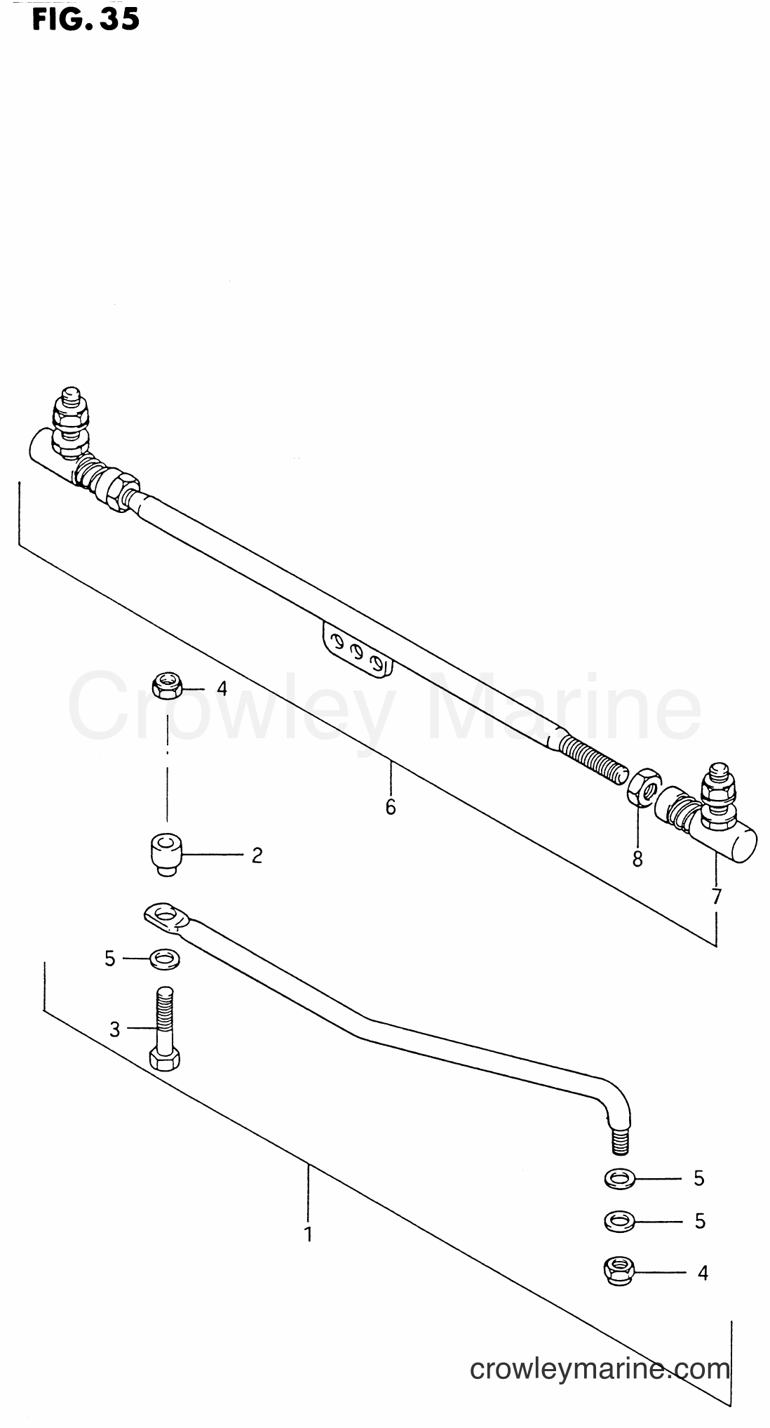 Suzuki Marine DT85 - TIE ROD