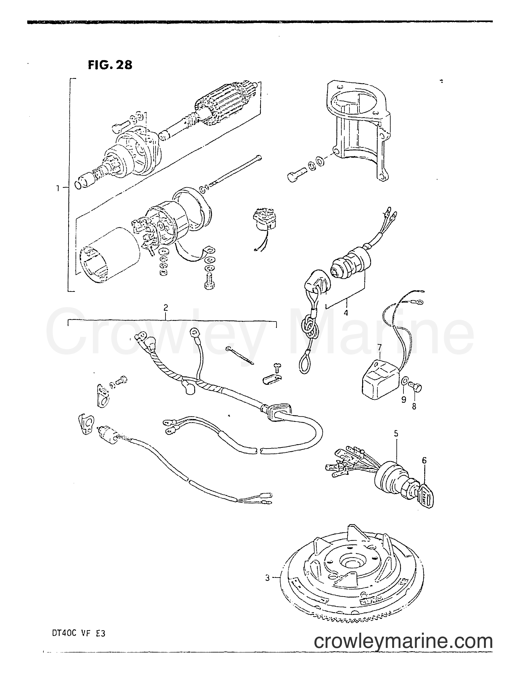 Suzuki Marine DT40 - OPTIONAL : ELECTRICAL