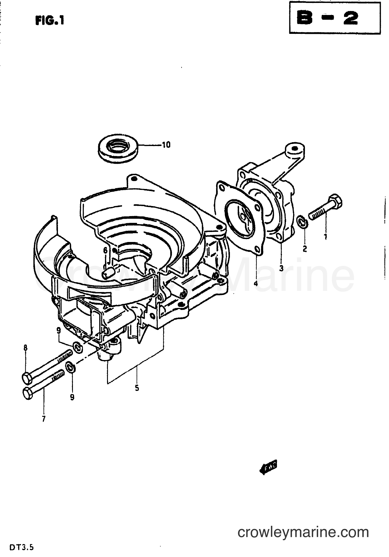 Suzuki Marine DT3.5 - CYLINDER