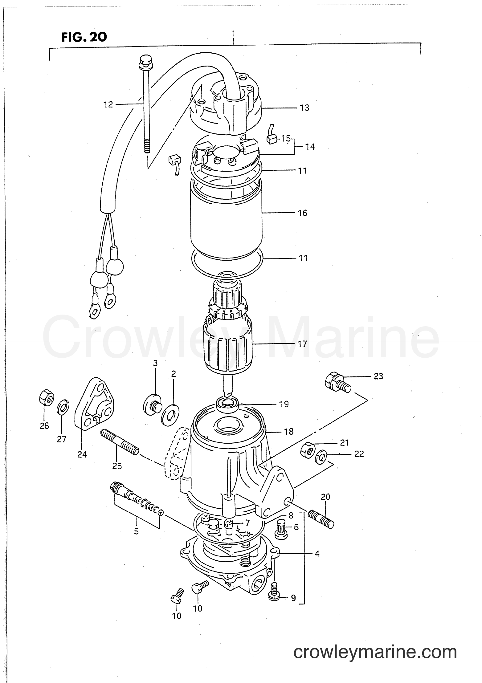 Suzuki Marine PU140 - POWER UNIT (MODEL:90~95)