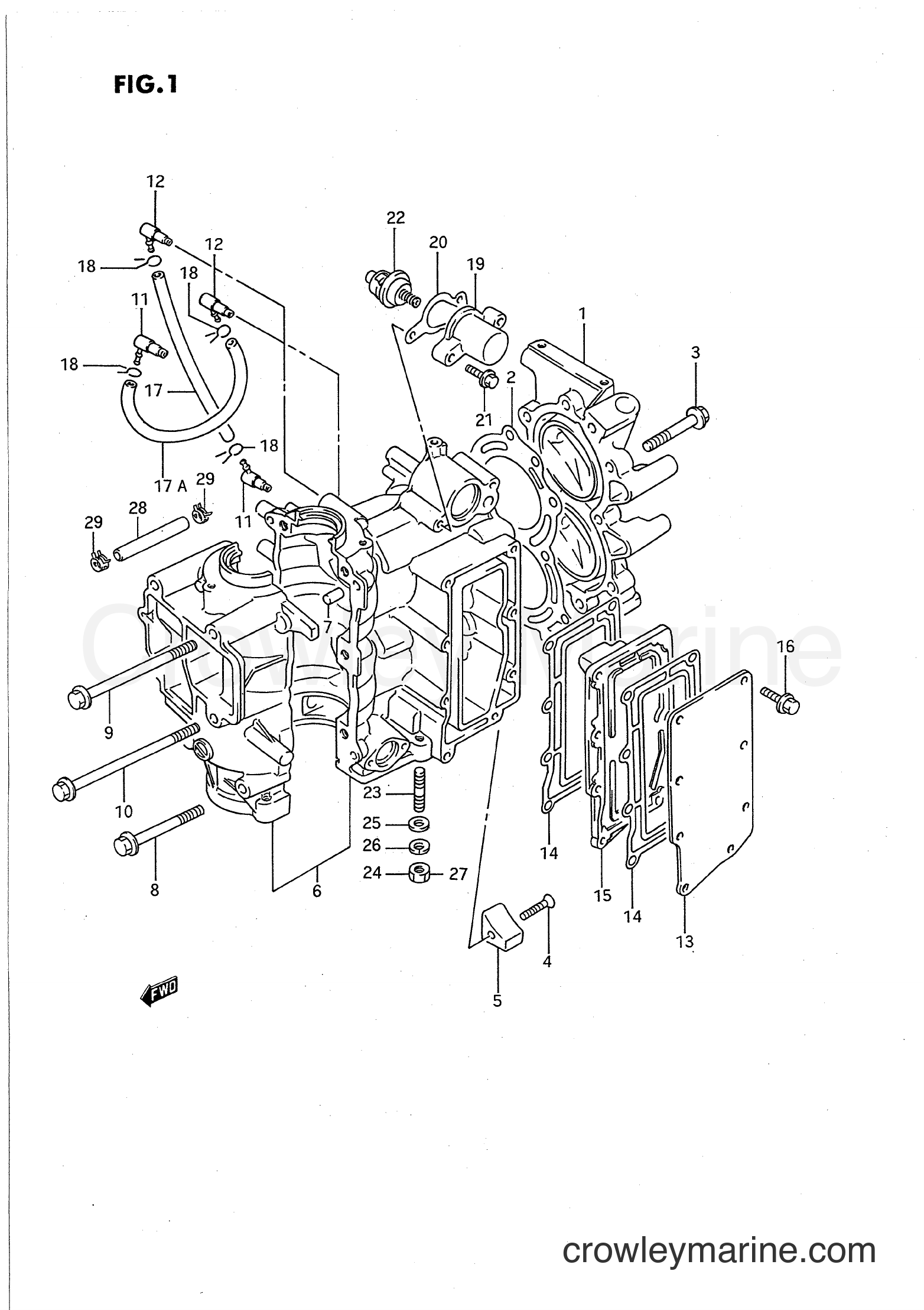 Suzuki Marine DT8C - CYLINDER