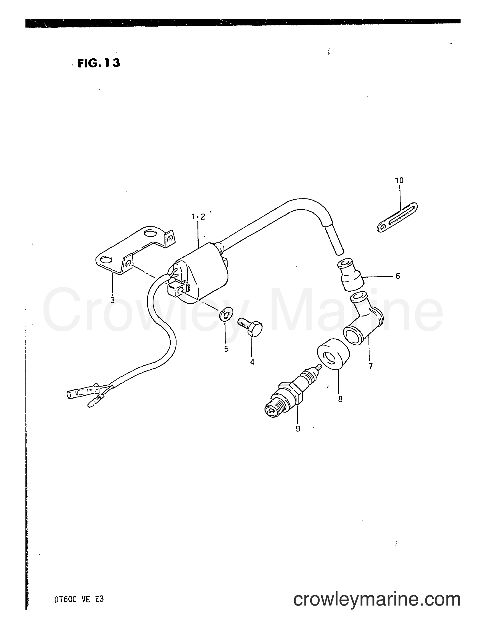 Suzuki Marine DT60C - IGNITION COIL