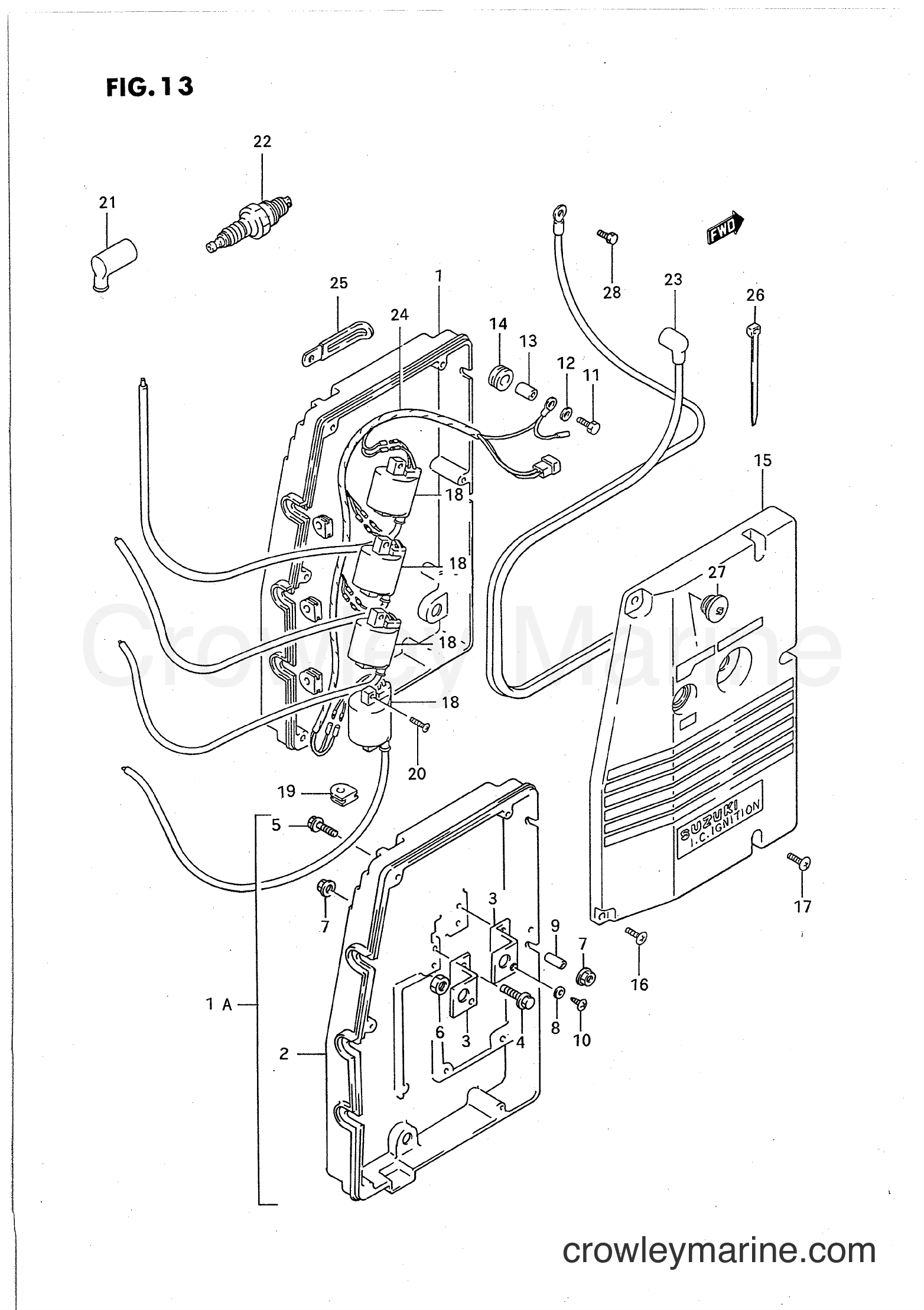 Suzuki Marine PU140 - IGNITION (~MODEL:95)