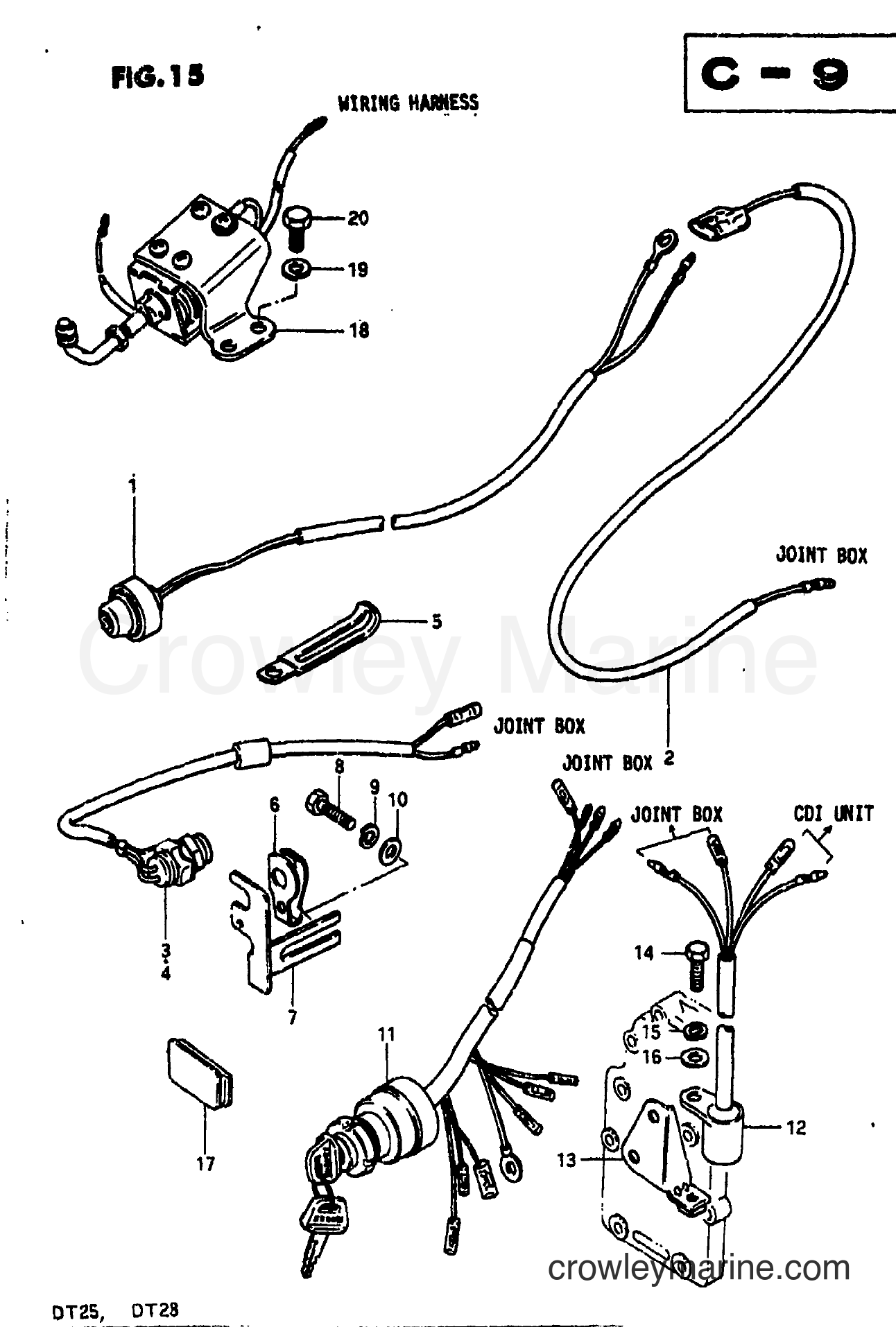 Suzuki Marine DT25P - ELECTRICAL (MODEL J/VZ)