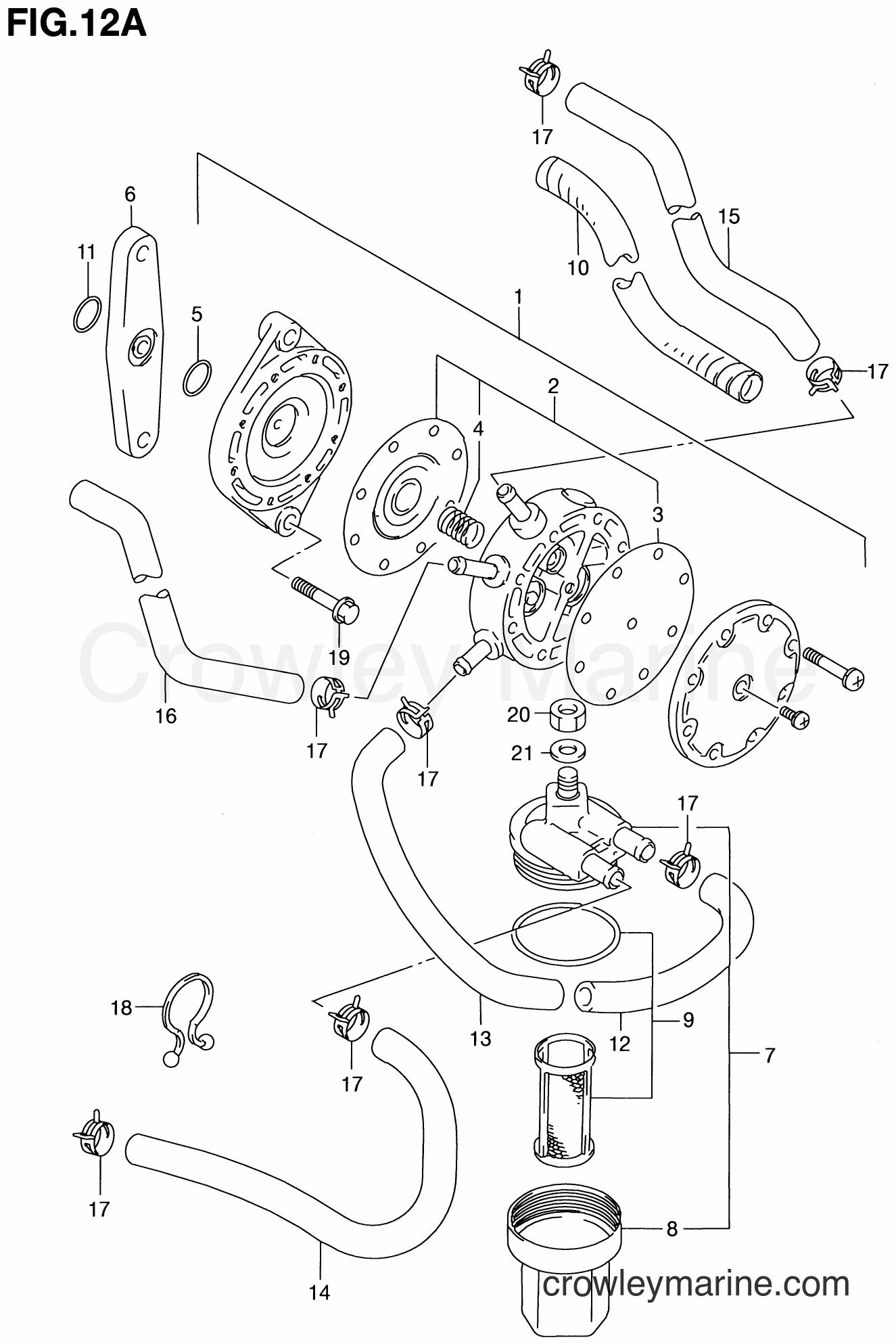 1986 Two-Stroke Outboard 115 - DT115 - FUEL PUMP (DT115TC MODEL:97)