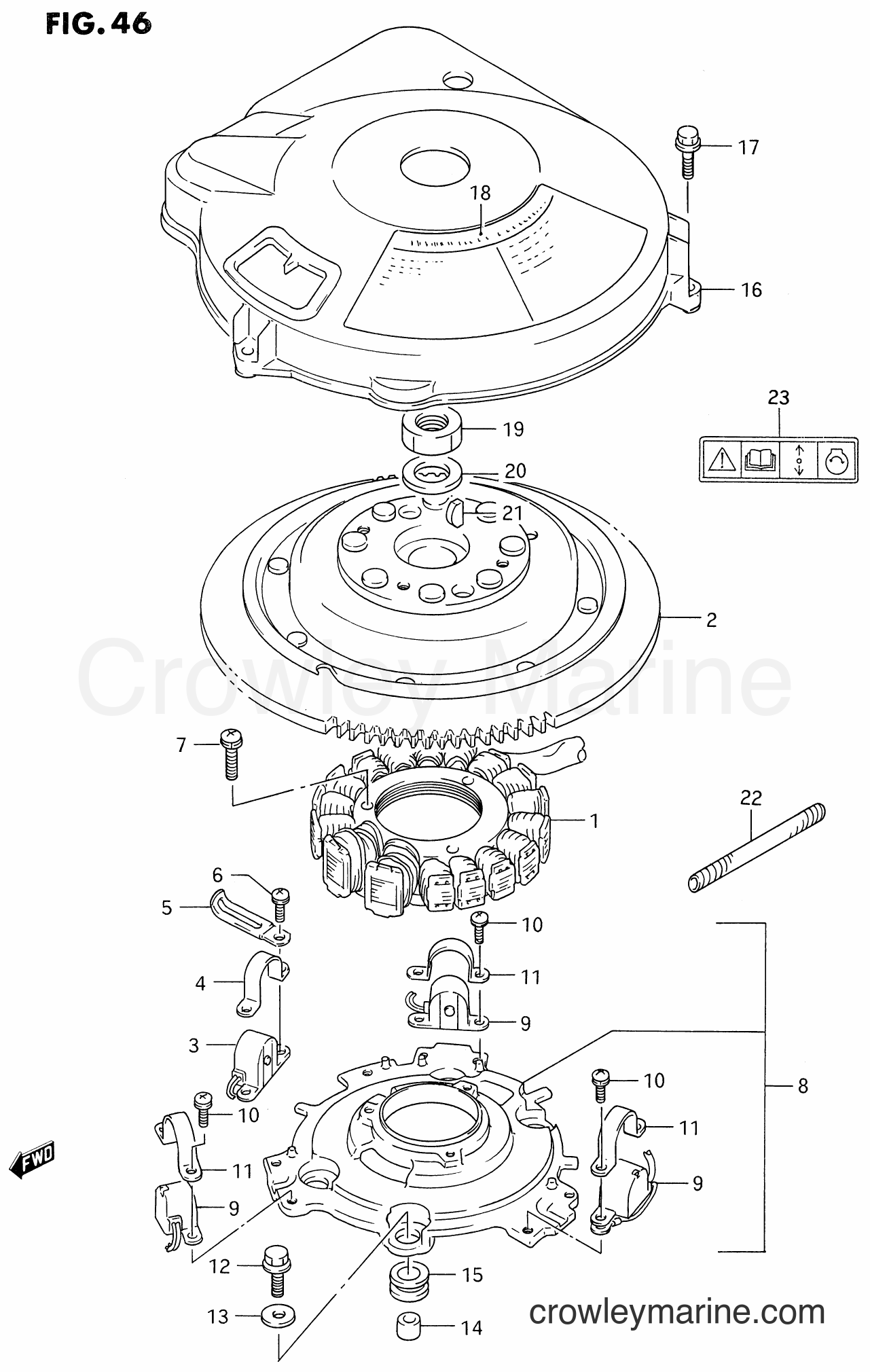 Suzuki Marine DT225 - MAGNETO (MODEL:91~00)(*)