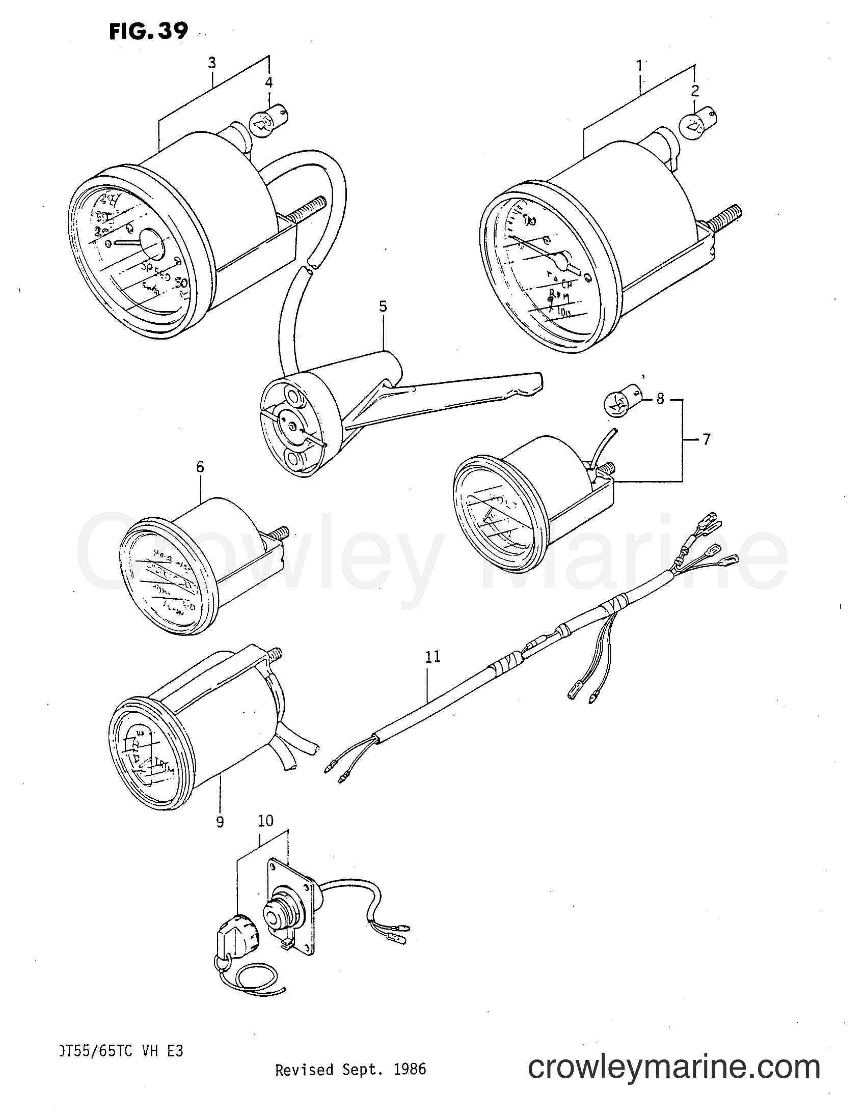 Suzuki Marine DT55 - OPT : ELECTRICAL (1)