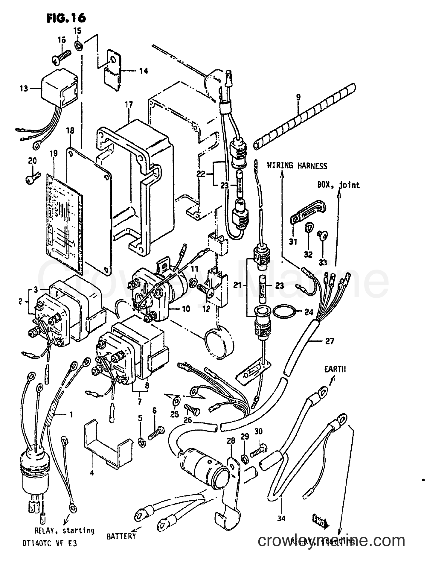 Suzuki Marine DT140 - ELECTRICAL (1)