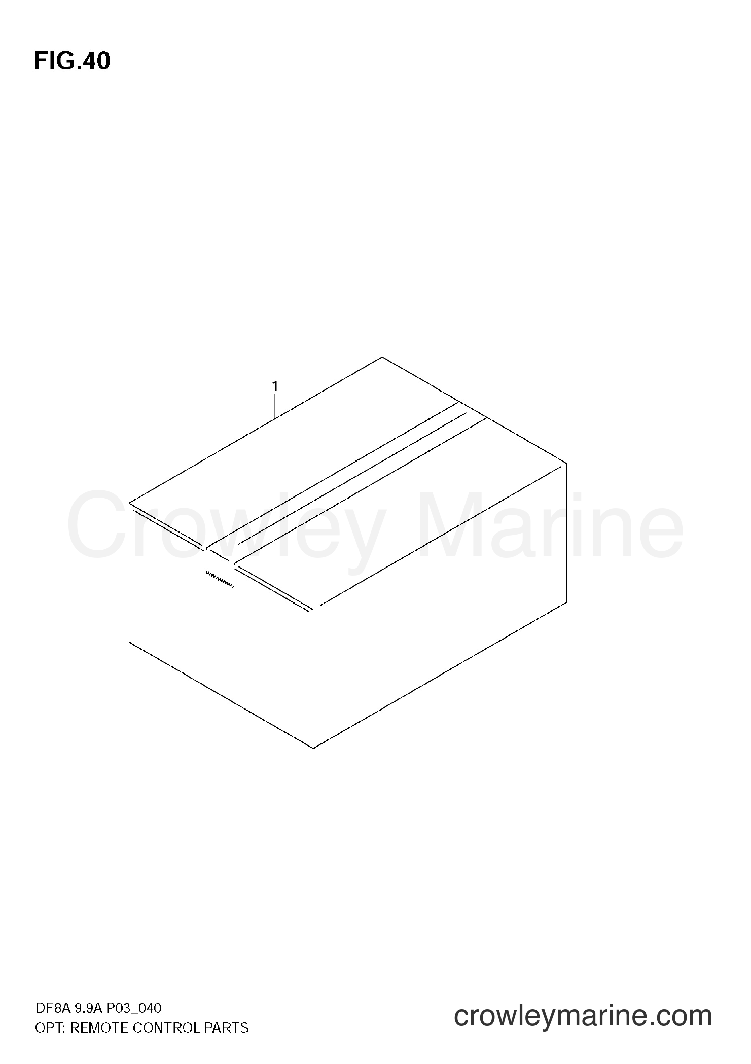 Suzuki Marine DF9.9A - OPT:REMOTE CONTROL PARTS